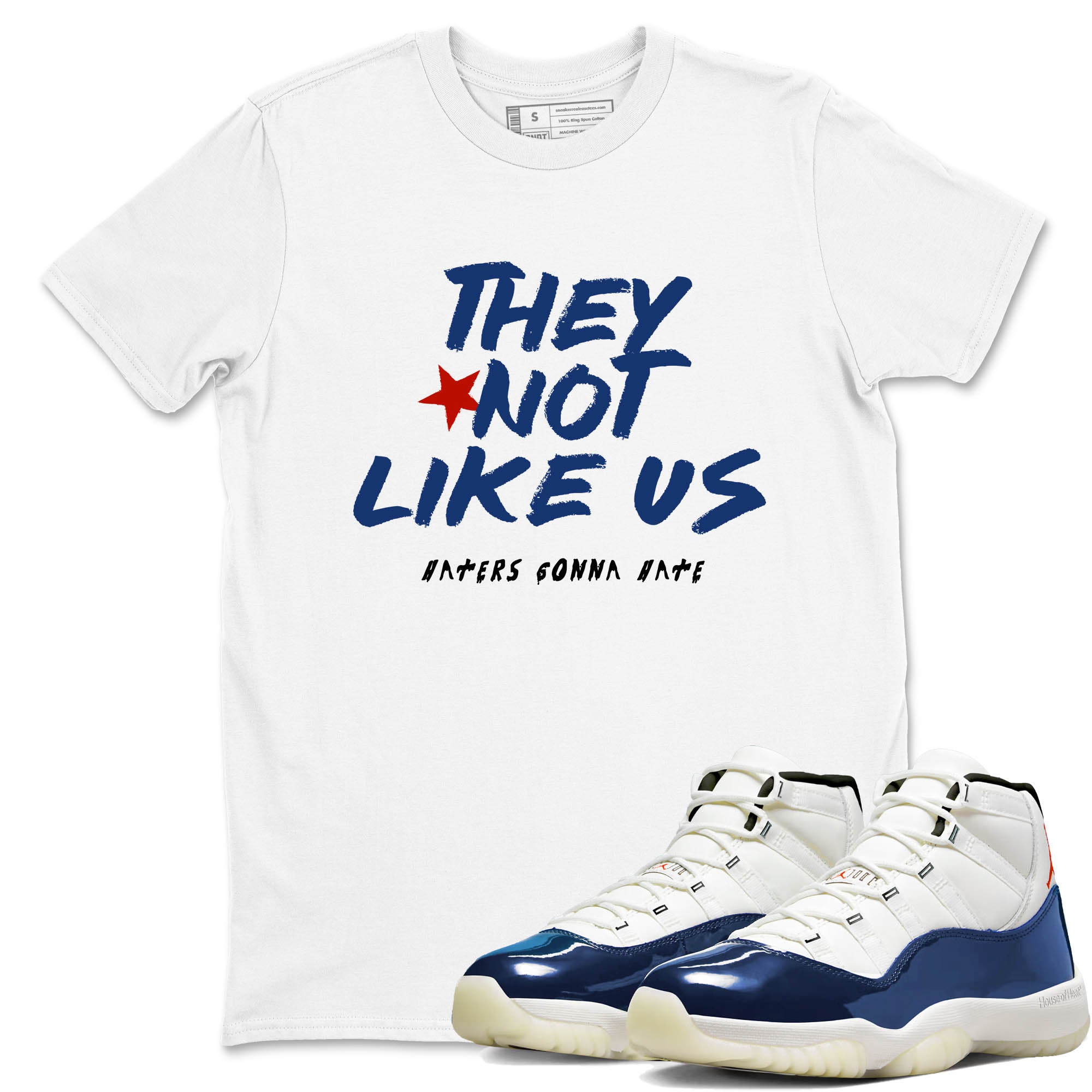 Sneaker Threads  Sneaker Tees To Match Air Jordan 11 Rare Air  They Not Like Us Graphic Tee White 1. Perfect for Jordan releases 2025 colorways.