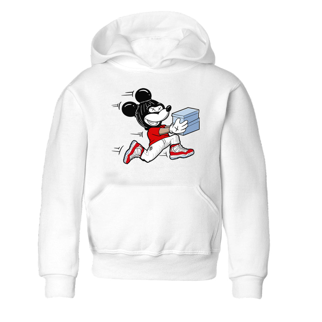 11s Cherry shirts to match jordans Thief Mouse sneaker match tees Air Jordan 11 Retro Cherry match shoes to clothes Drip Gear Zone Youth Baby White 2 tee