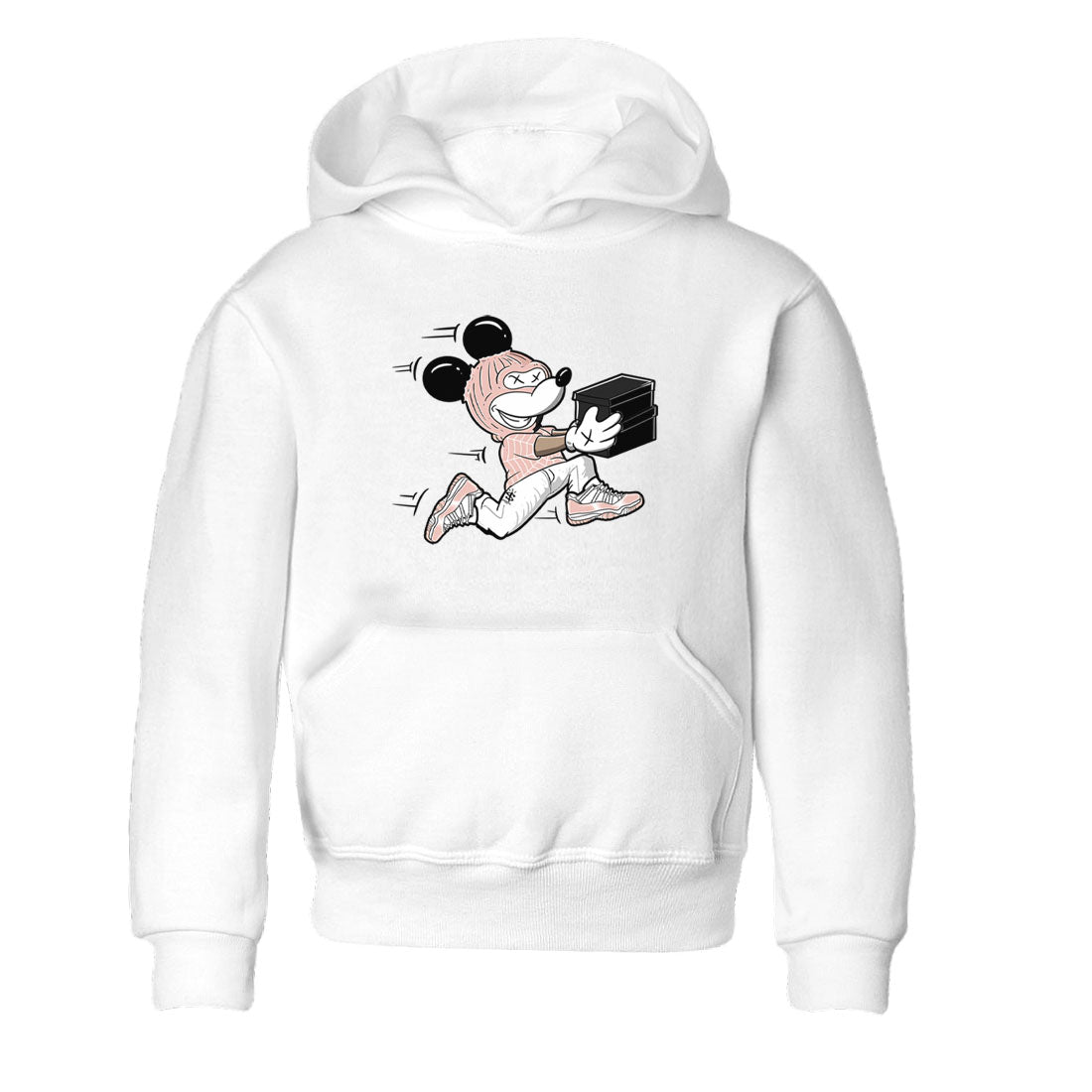 11s Legend Pink shirt to match jordans Thief Mouse sneaker tees Air Jordan 11 Legend Pink Drip Gear Zone baby toddler White 2 cotton Shirt