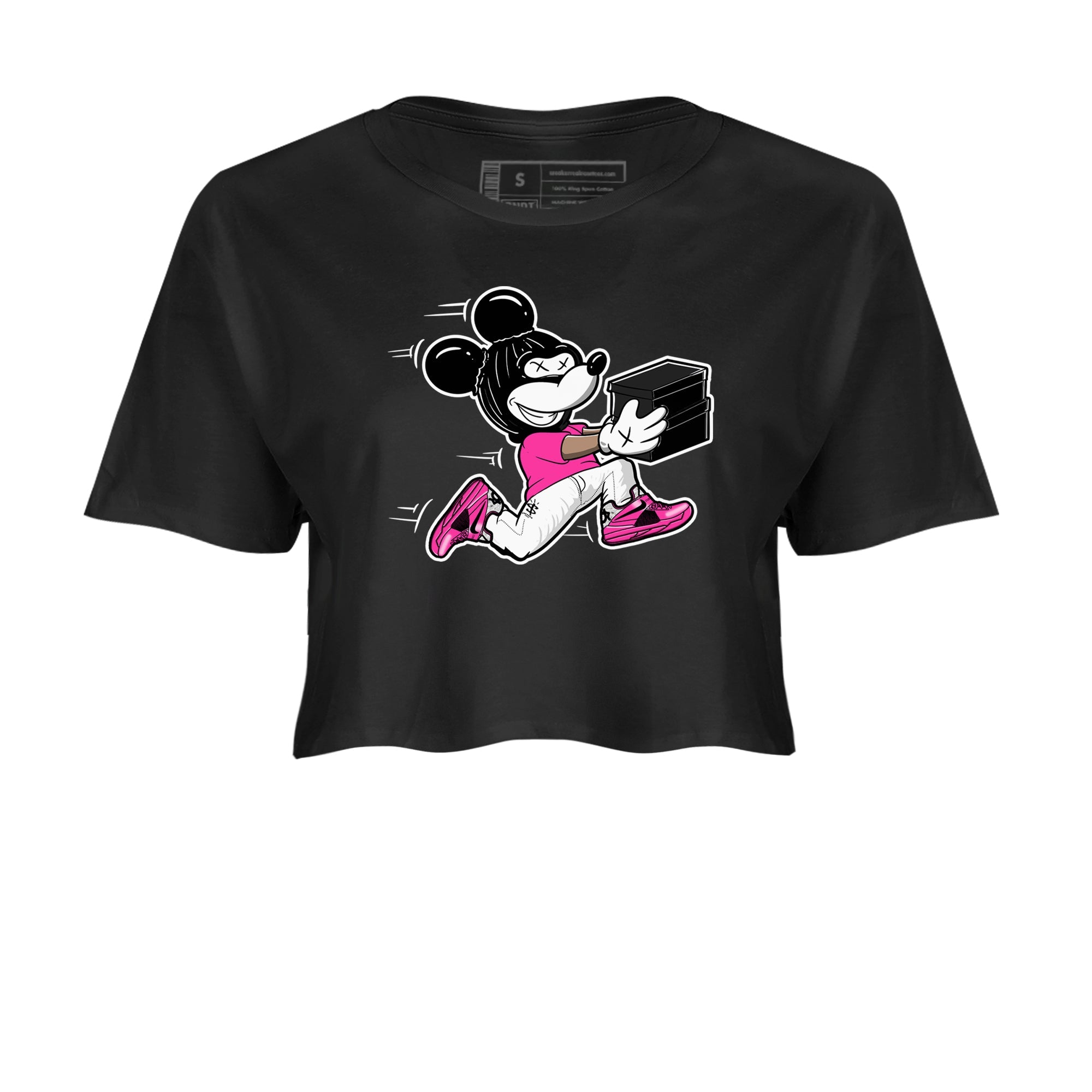 Nike KD 4 Retro Aunt Pearl shirts to match jordans Thief Mouse sneaker match tees Nike KD 4 Aunt Pearl match shoes to clothes Drip Gear Zone unisex cotton Black 2 crop tee