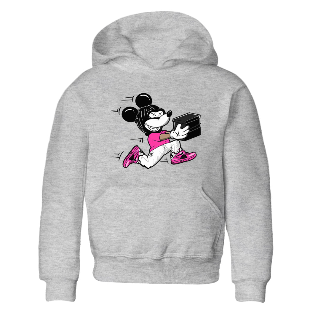 Nike KD 4 Retro Aunt Pearl shirts to match jordans Thief Mouse sneaker match tees Nike KD 4 Aunt Pearl match shoes to clothes Drip Gear Zone Youth Baby Heather Grey 2 tee