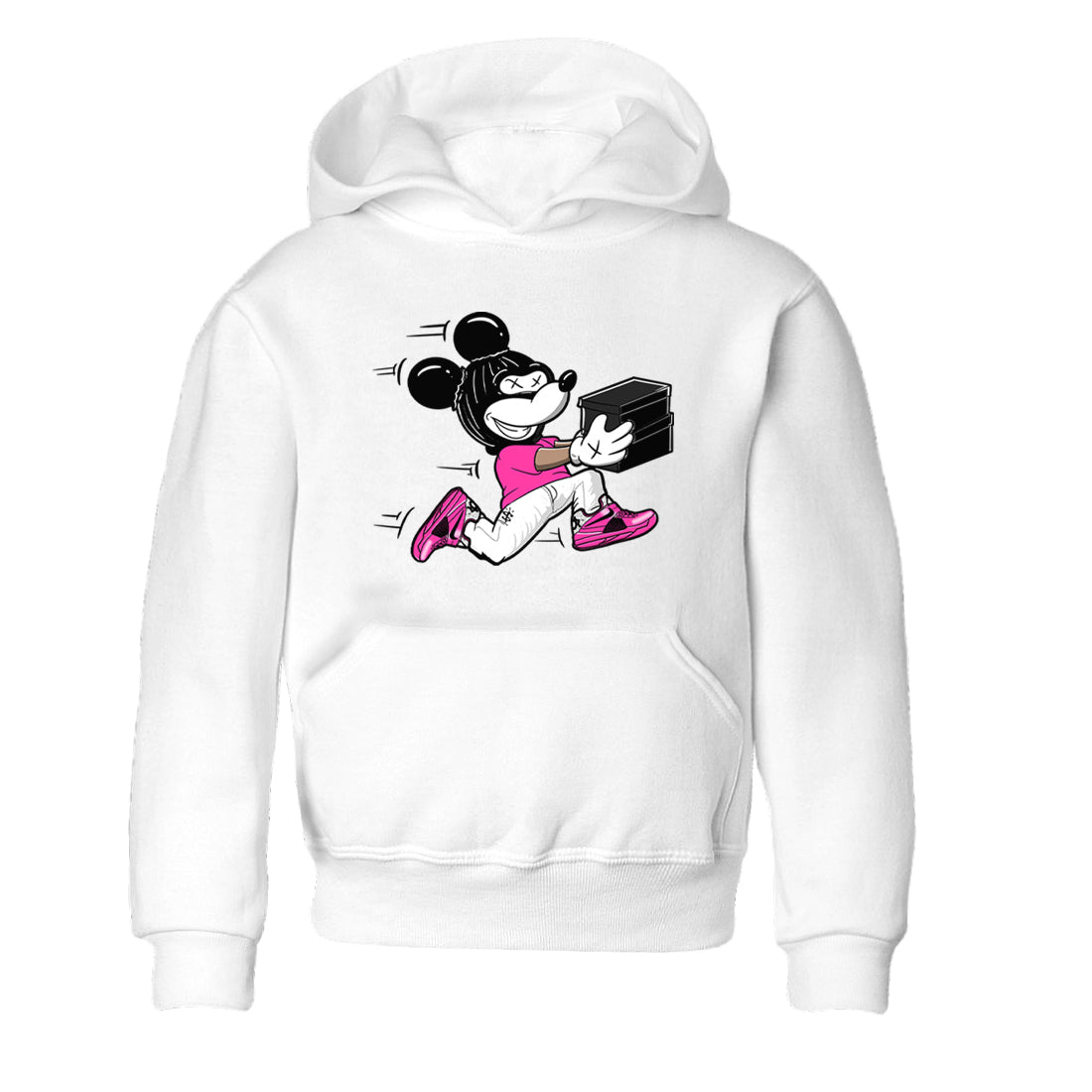 Nike KD 4 Retro Aunt Pearl shirts to match jordans Thief Mouse sneaker match tees Nike KD 4 Aunt Pearl match shoes to clothes Drip Gear Zone Youth Baby White 2 tee