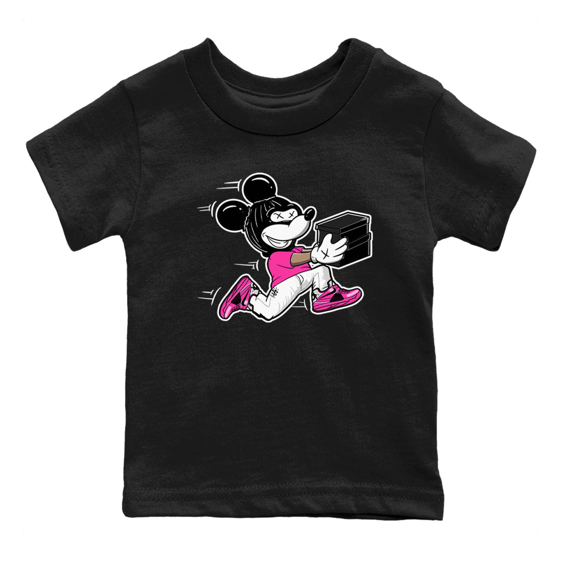 Nike KD 4 Retro Aunt Pearl shirts to match jordans Thief Mouse sneaker match tees Nike KD 4 Aunt Pearl match shoes to clothes Drip Gear Zone Youth Baby Black 2 tee