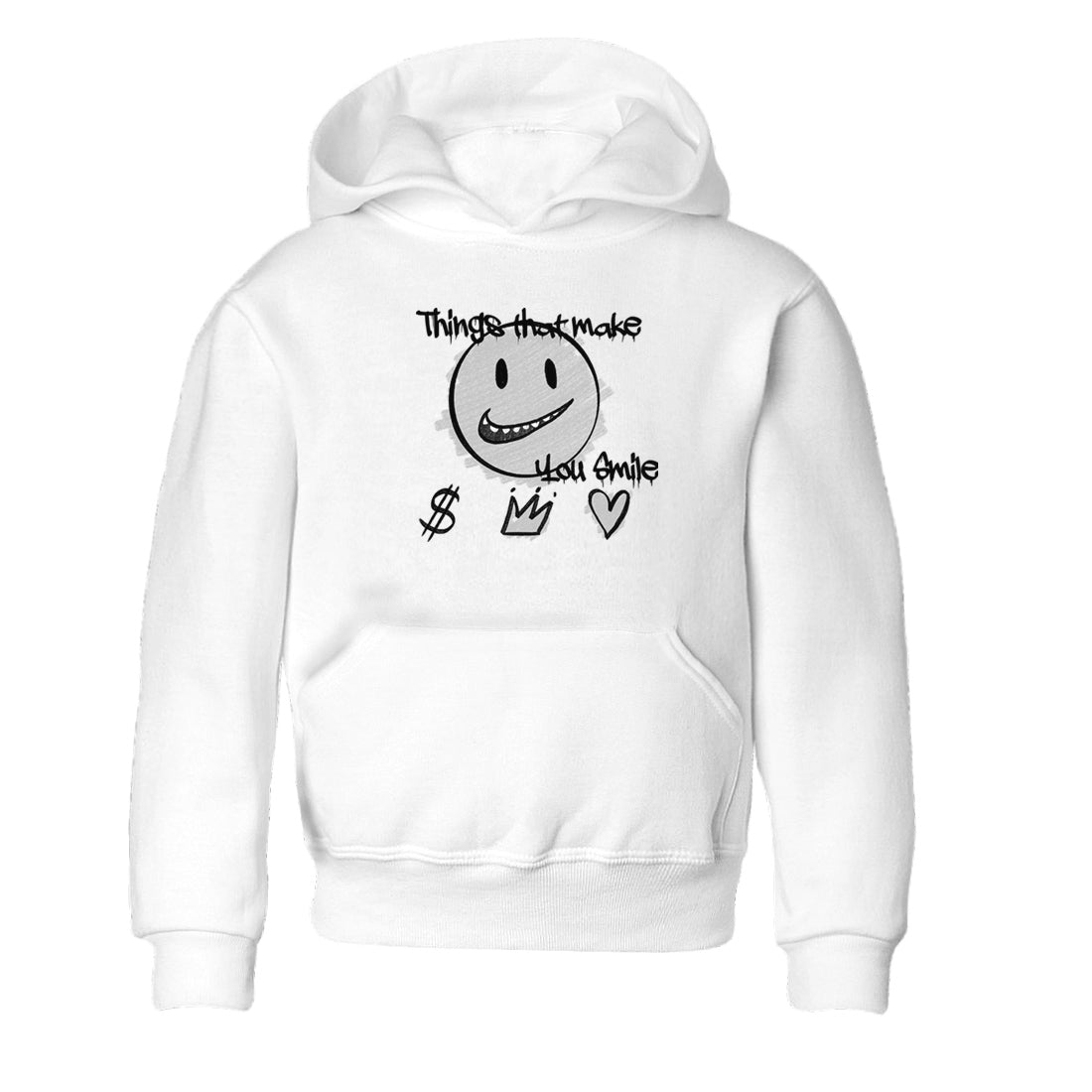 AJ1 Barons shirts to match jordans Things That Make You Smile sneaker match tees Air Jordan 1 Barons Drip Gear Zone streetwear brand Baby and Youth White 2 cotton tee