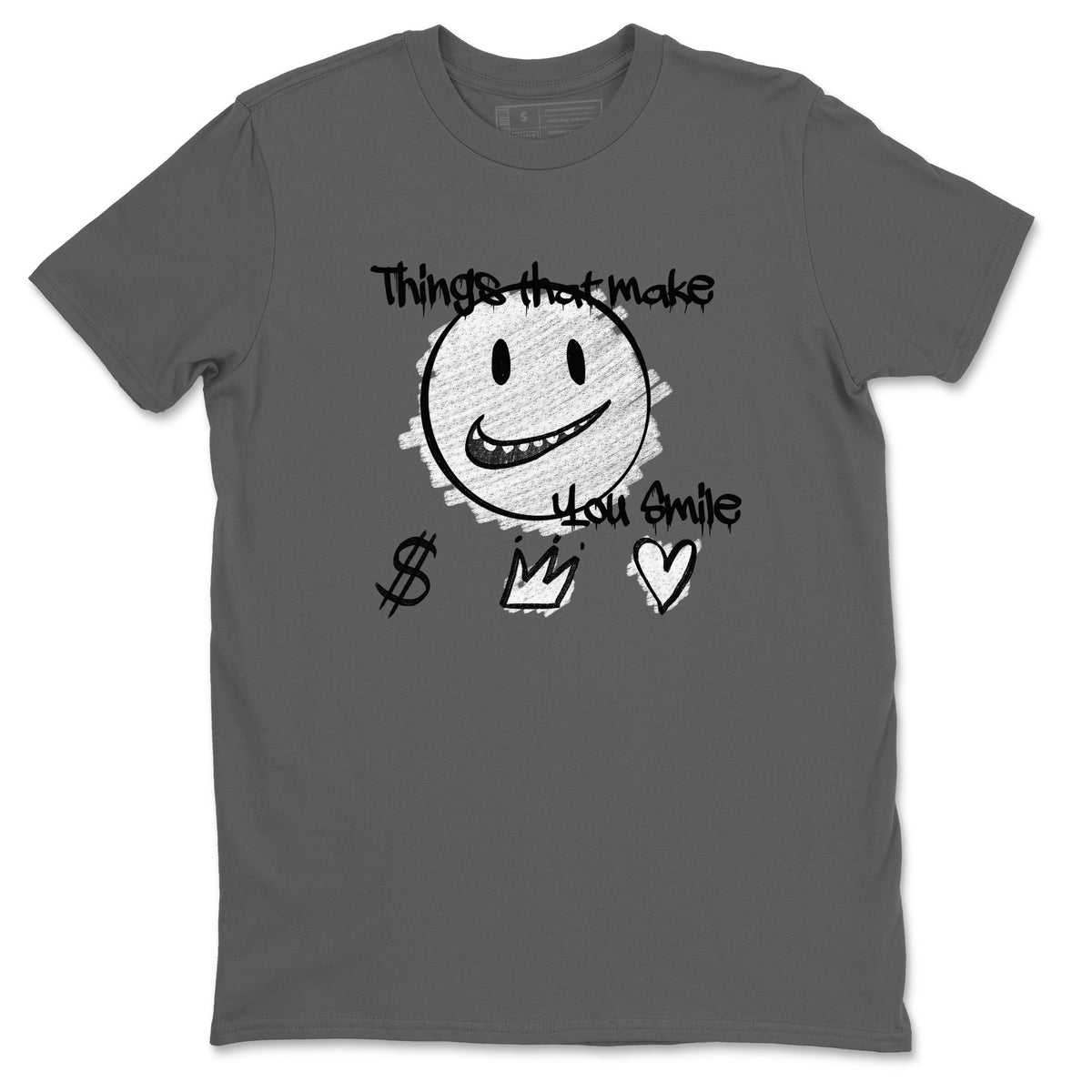 AJ1 Barons shirts to match jordans Things That Make You Smile sneaker match tees Air Jordan 1 Barons Drip Gear Zone streetwear brand Cool Grey 2 unisex cotton tee