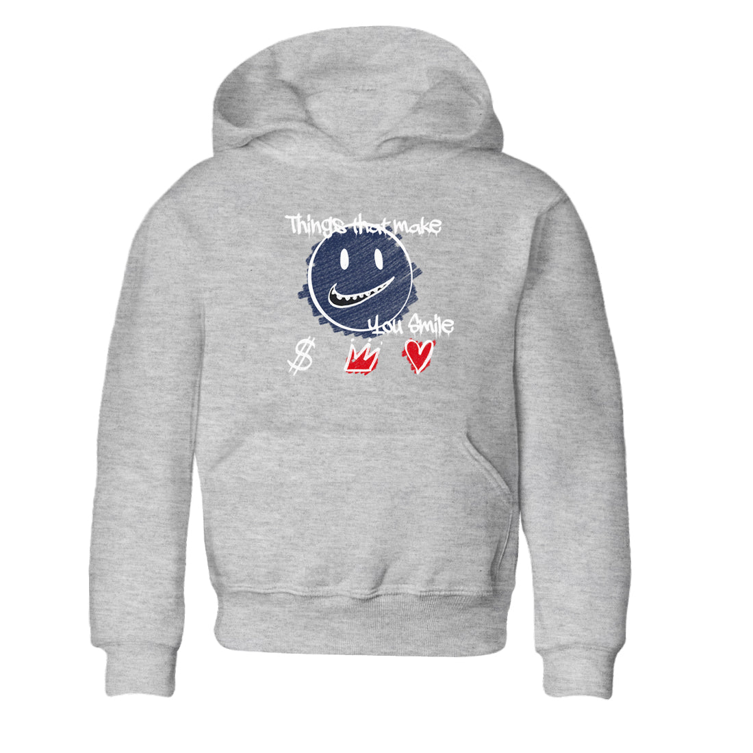 6s Olympic shirts to match jordans Things That Make You Smile sneaker match tees Air Jordan 6 Olympic Drip Gear Zone streetwear brand Baby and Youth Heather Grey 2 cotton tee