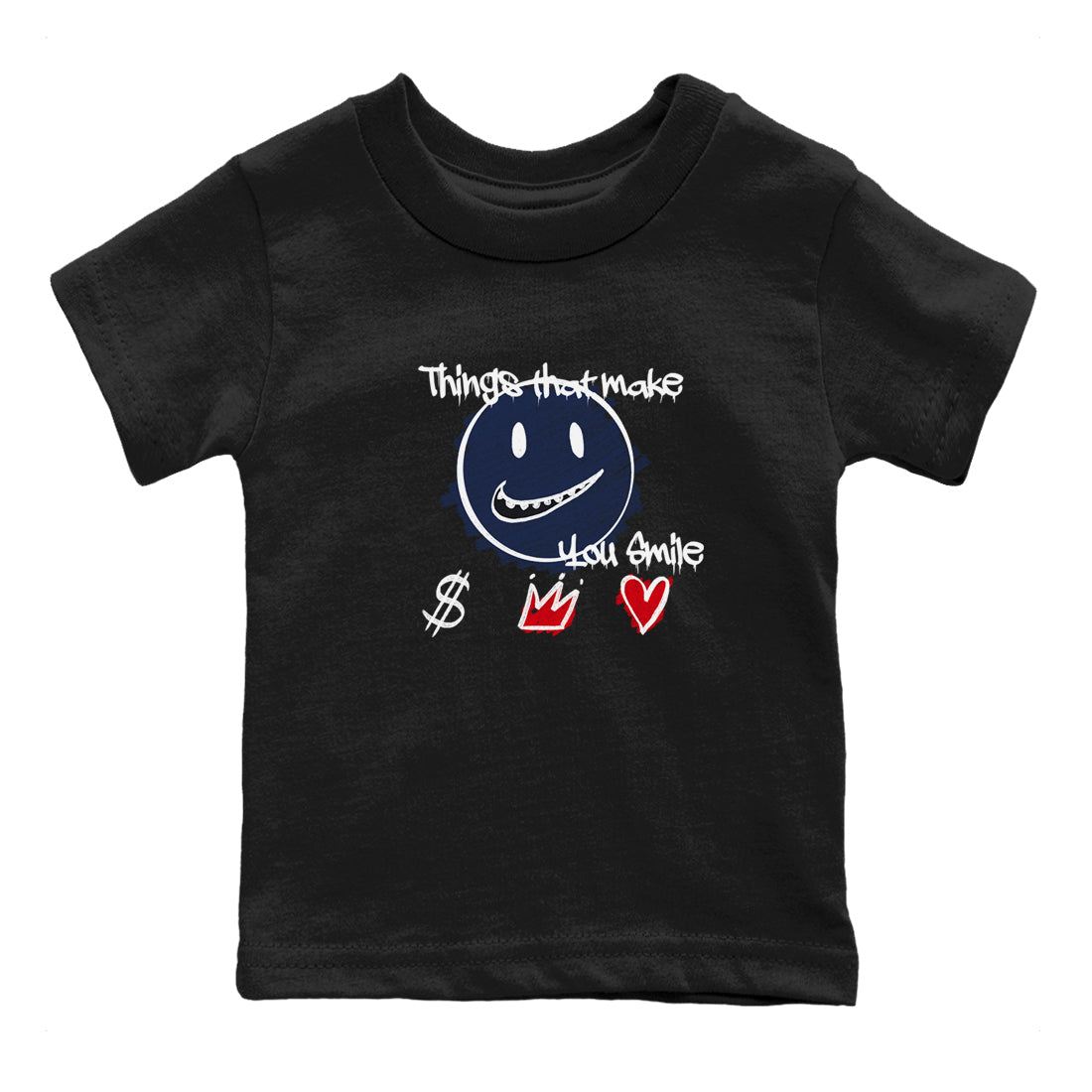 6s Olympic shirts to match jordans Things That Make You Smile sneaker match tees Air Jordan 6 Olympic Drip Gear Zone streetwear brand Baby and Youth Black 2 cotton tee