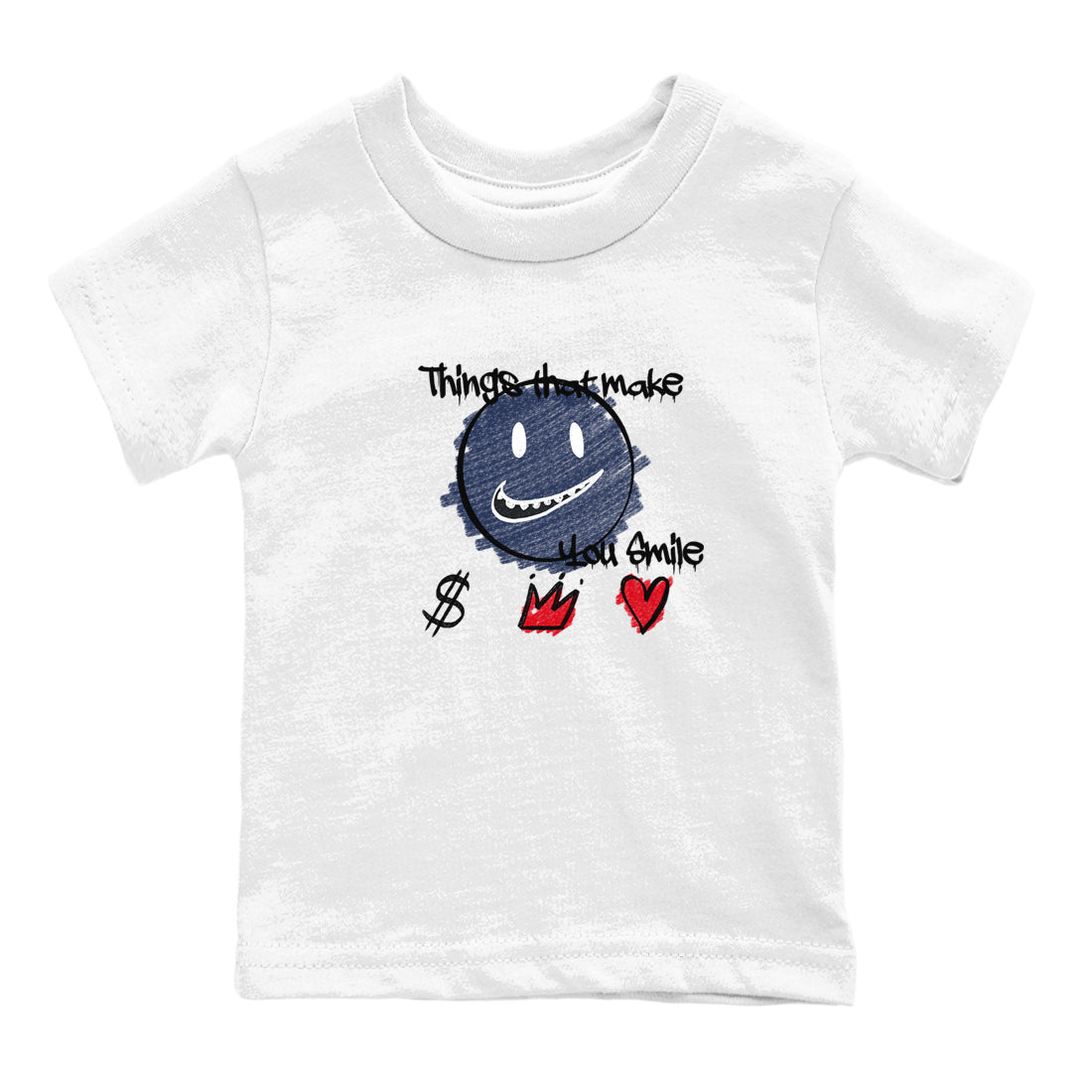 6s Olympic shirts to match jordans Things That Make You Smile sneaker match tees Air Jordan 6 Olympic Drip Gear Zone streetwear brand Baby and Youth White 2 cotton tee