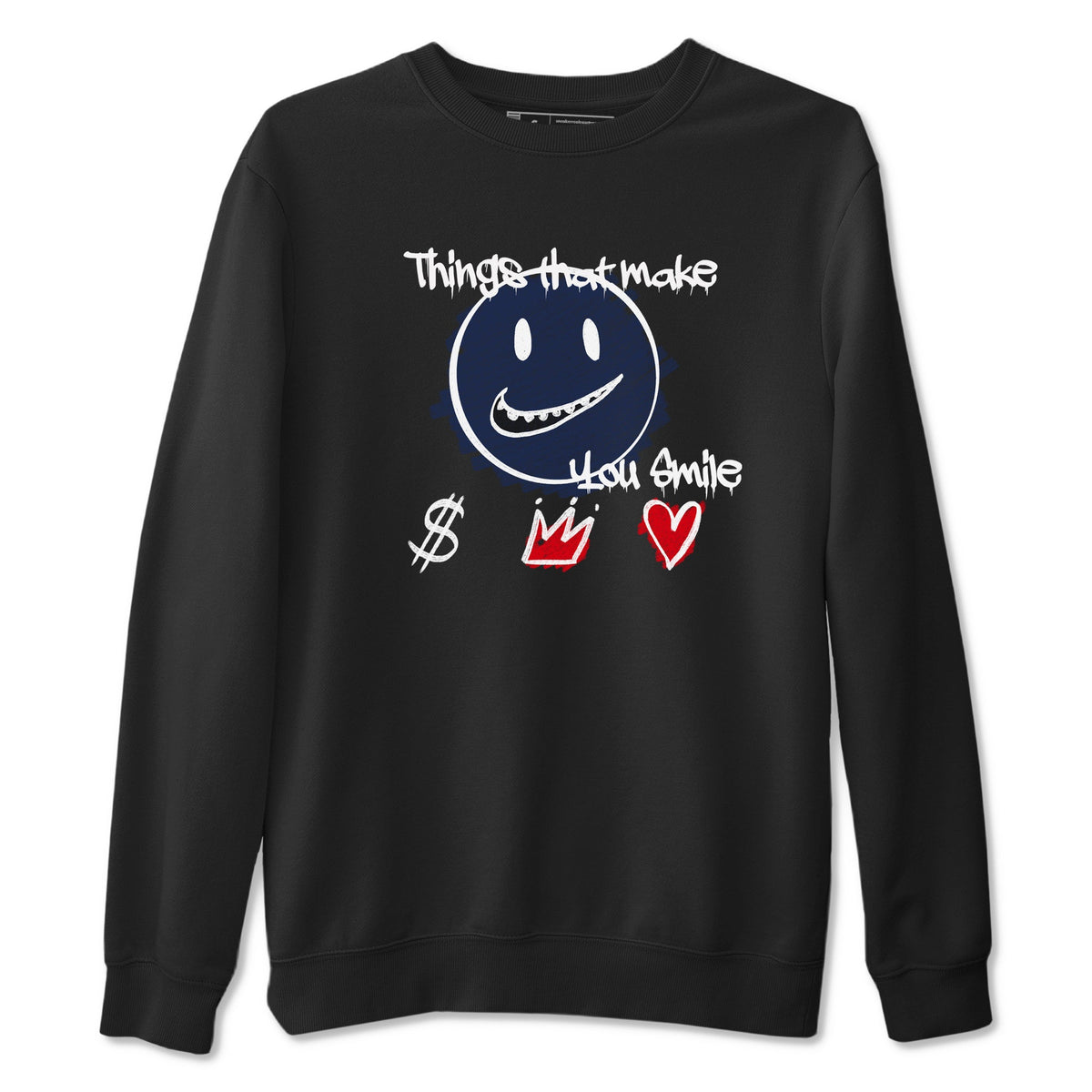 6s Olympic shirts to match jordans Things That Make You Smile sneaker match tees Air Jordan 6 Olympic Drip Gear Zone streetwear brand Black 2 unisex cotton tee
