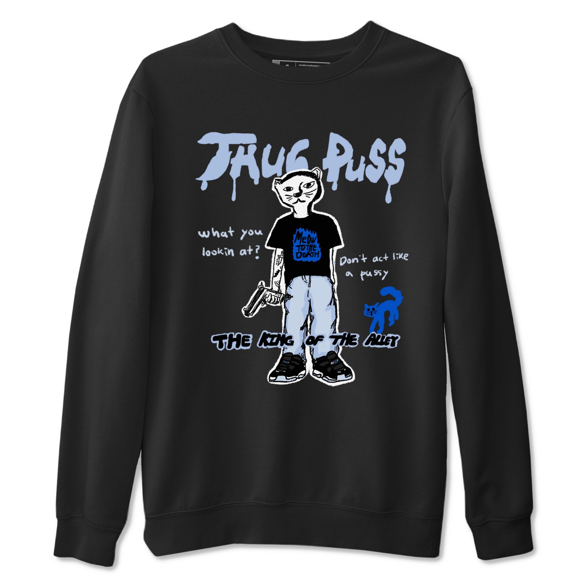 11s Low Space shirt to match jordans Thug Puss sneaker tees Air Jordan 11 Low Space Drip Gear Zone unisex cotton Black 2 crew neck shirt