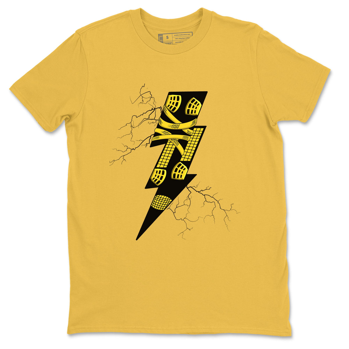 AJ4 Thunder shirts to match jordans Thunder Kick sneaker match tees Air Jordan 4 Thunder Drip Gear Zone streetwear brand Daisy 2 unisex cotton tee