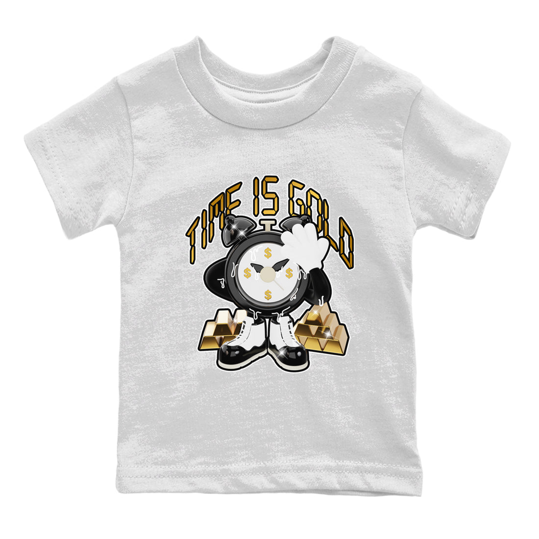 Air Jordan 11 Gratitude shirt to match jordans Time Is Gold sneaker tees AJ11 Gratitude Drip Gear Zone Baby Toddler White 2 T-Shirt