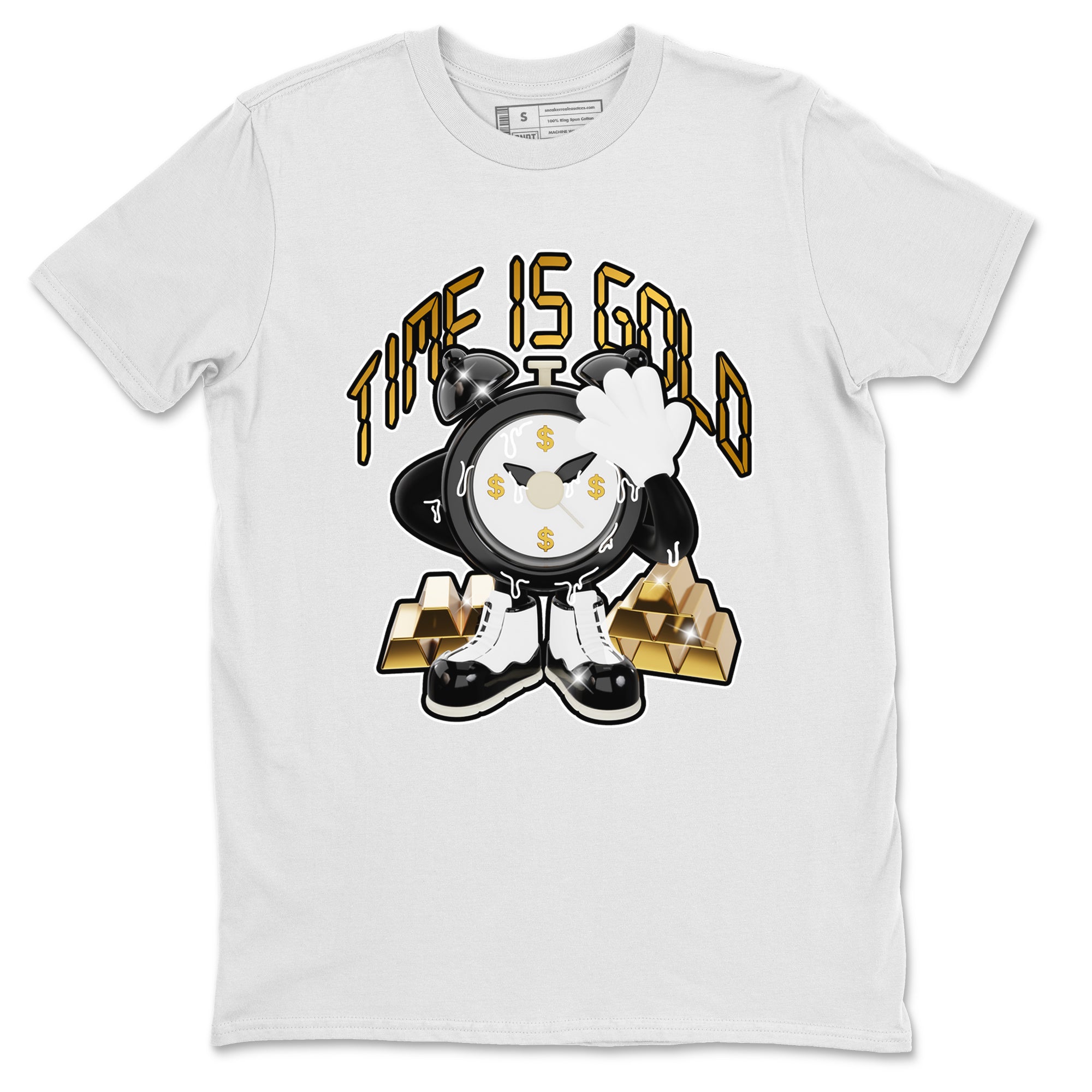 Air Jordan 11 Gratitude shirt to match jordans Time Is Gold sneaker tees AJ11 Gratitude Drip Gear Zone Unisex White 2 T-Shirt