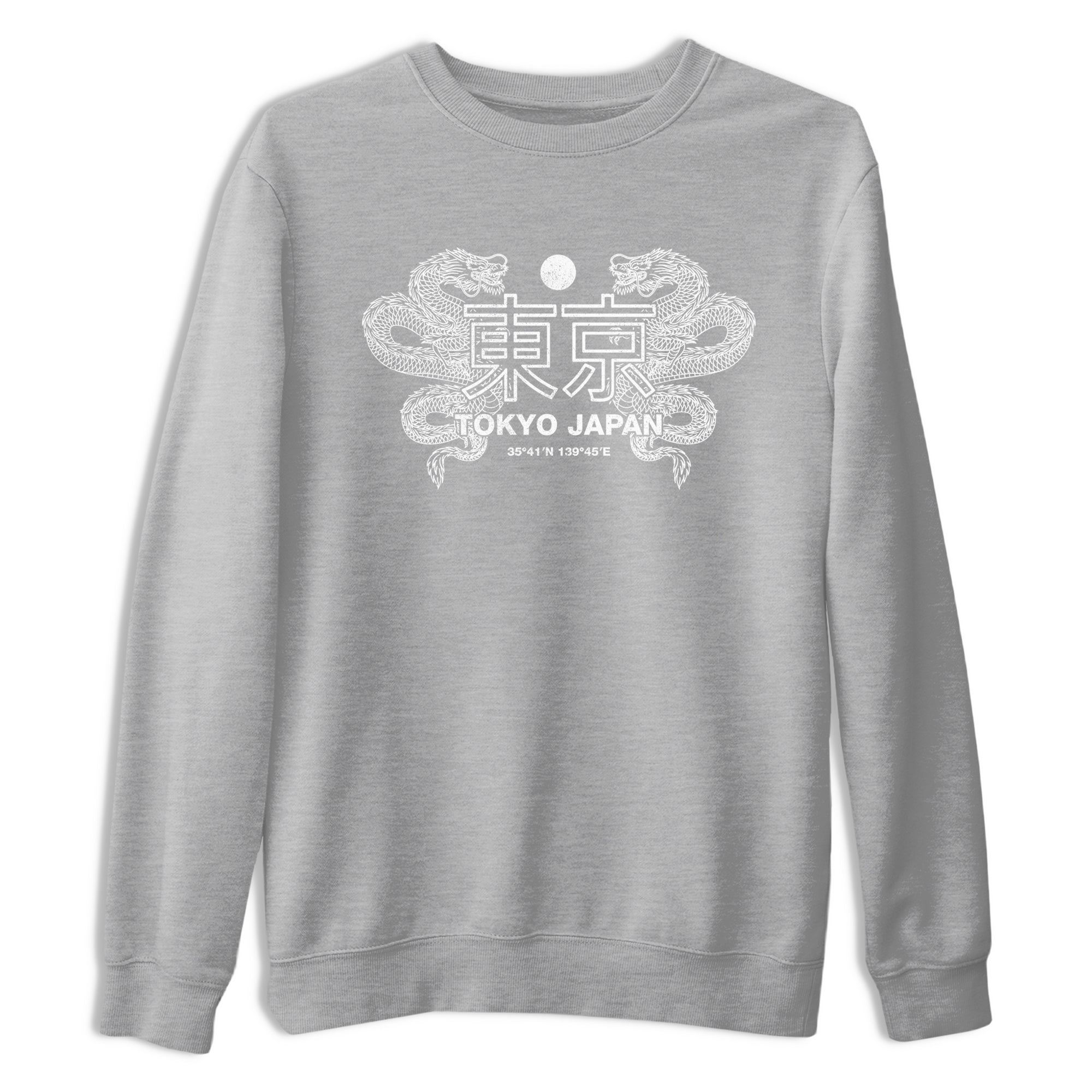 11s Grand Finale Sneaker match tees  Sneaker Tees To Match Jordan 11 Grand Finale Sneakers  Tokyo Dragons Graphic Tee Heather Grey 2