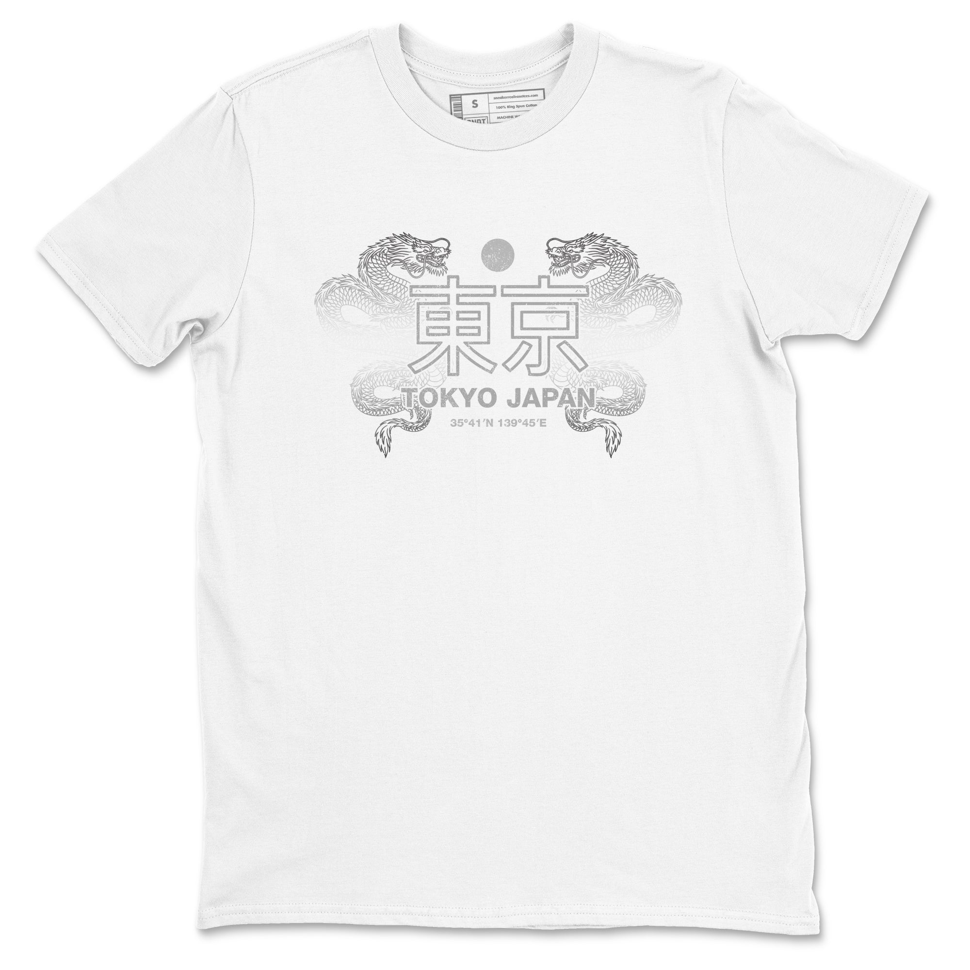 11s Grand Finale Sneaker match tees  Sneaker Tees To Match Jordan 11 Grand Finale Sneakers  Tokyo Dragons Graphic Tee White 2