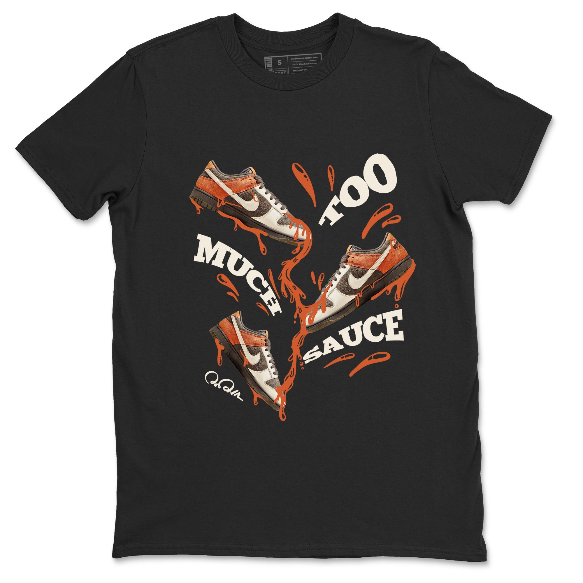 Dunk Red Panda shirt to match jordans Too Much Sauce sneaker tees Nike Dunk LowRed Panda Drip Gear Zone Unisex Black 2 T-Shirt