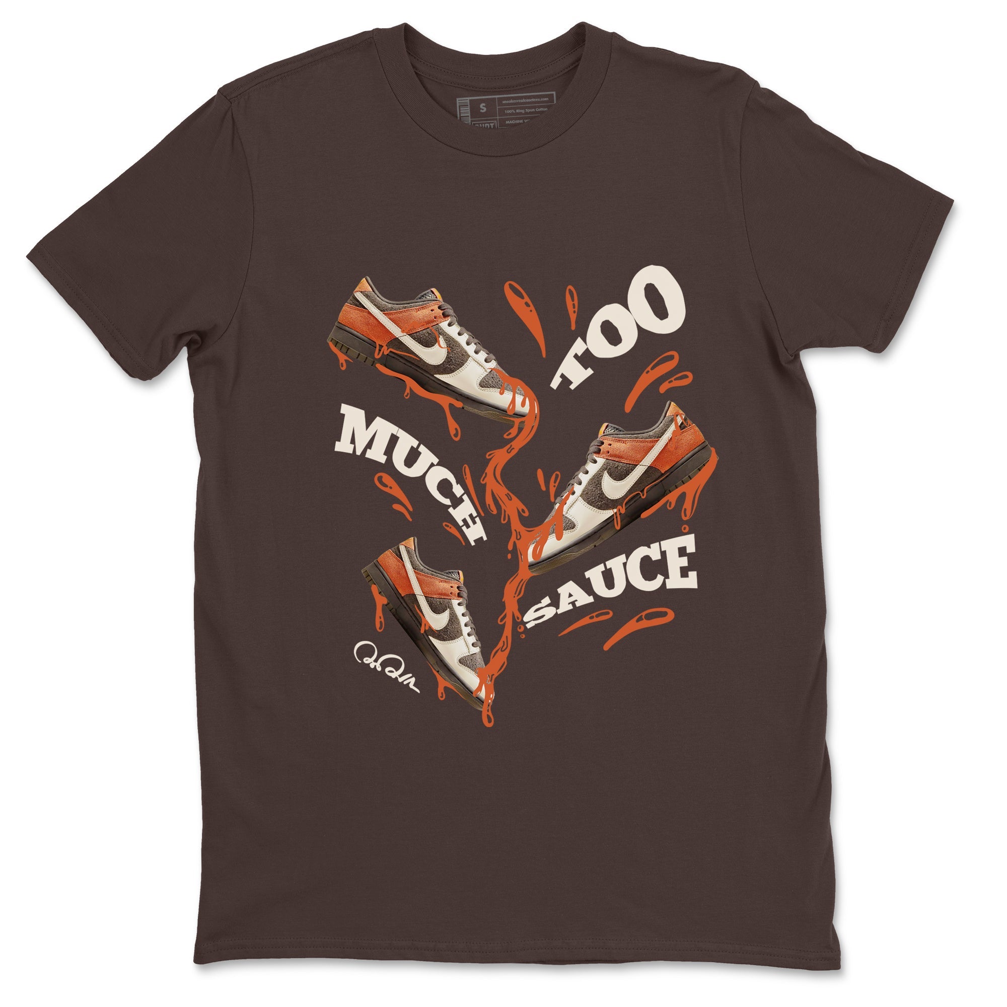 Dunk Red Panda shirt to match jordans Too Much Sauce sneaker tees Nike Dunk LowRed Panda Drip Gear Zone Unisex Dark Chocolate 2 T-Shirt