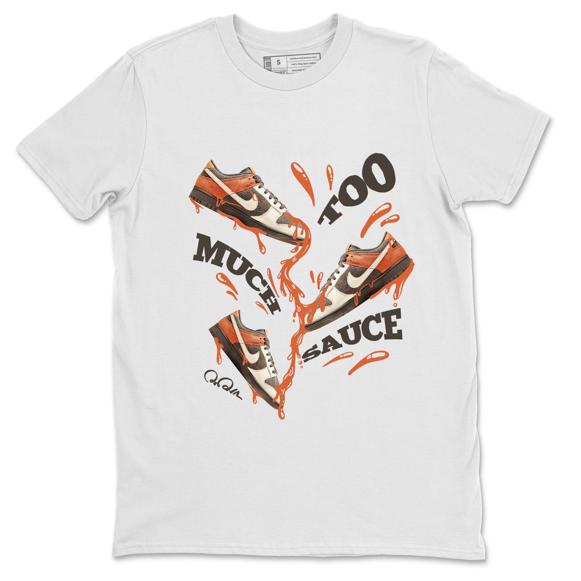 Dunk Red Panda shirt to match jordans Too Much Sauce sneaker tees Nike Dunk LowRed Panda Drip Gear Zone Unisex White 2 T-Shirt