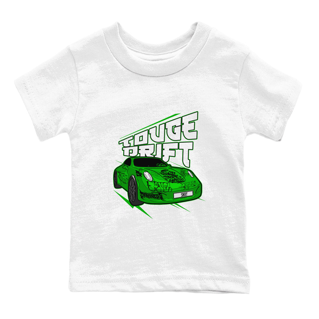 Air Jordan 5 Lucky Green shirt to match jordans Touge Drift sneaker tees AJ5 Lucky Green Drip Gear Zone Baby Toddler White 2 T-Shirt