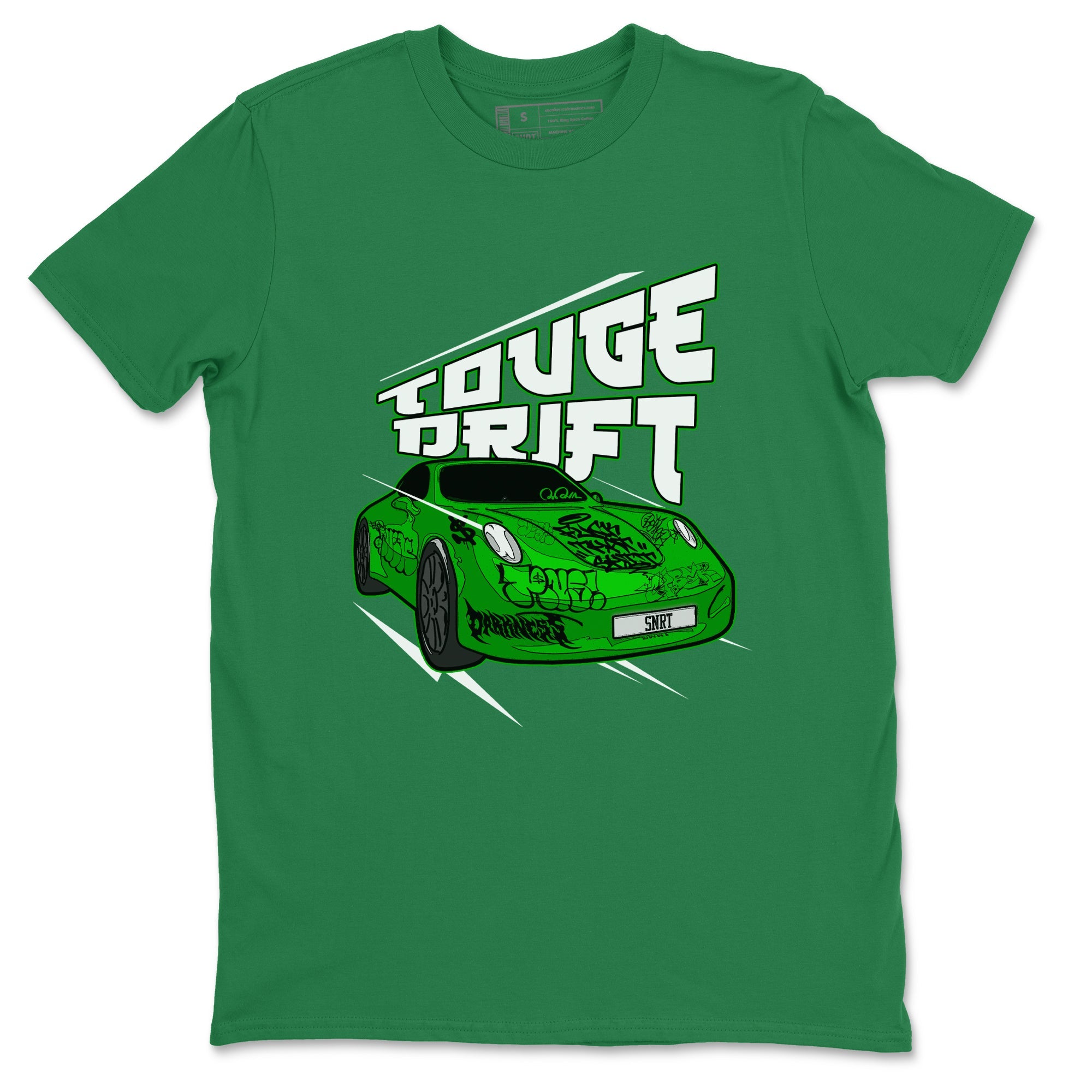 Air Jordan 5 Lucky Green shirt to match jordans Touge Drift sneaker tees AJ5 Lucky Green Drip Gear Zone Unisex Kelly Green 2 T-Shirt