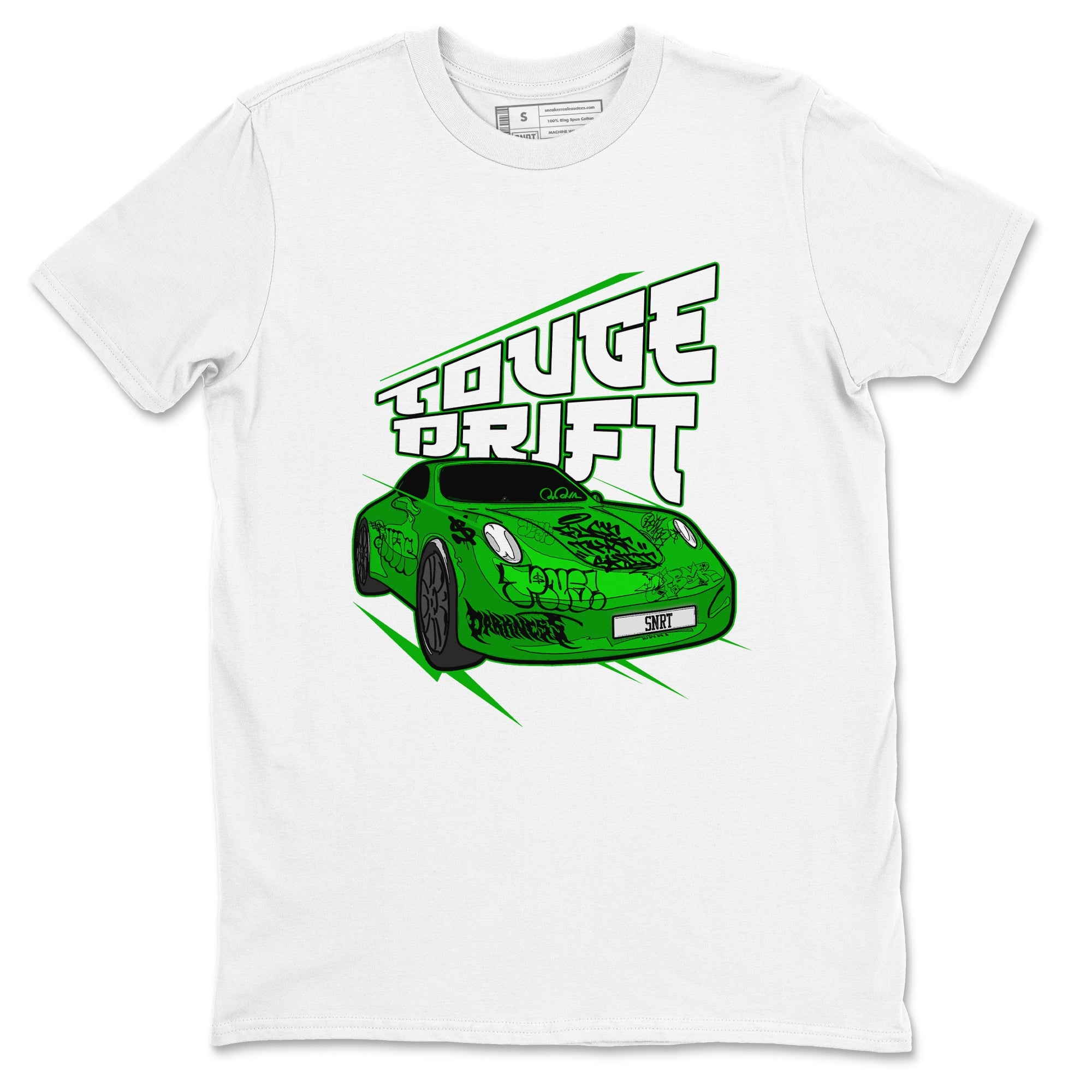 Air Jordan 5 Lucky Green shirt to match jordans Touge Drift sneaker tees AJ5 Lucky Green Drip Gear Zone Unisex White 2 T-Shirt
