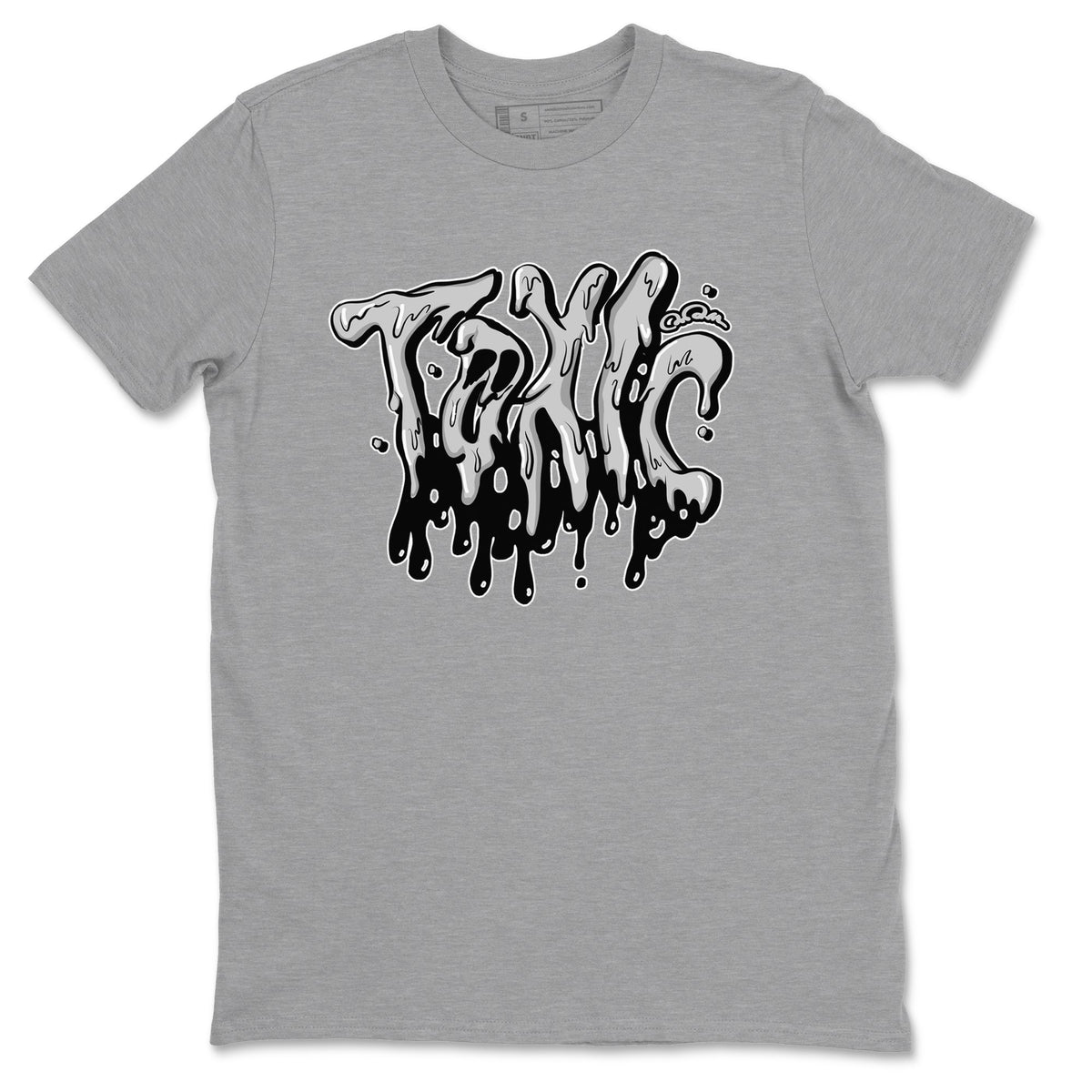 1s Wolf Grey shirts to match jordans Toxic sneaker match tees Air Jordan 1 Wolf Grey Drip Gear Zone streetwear brand Heather Grey 2 unisex cotton tee