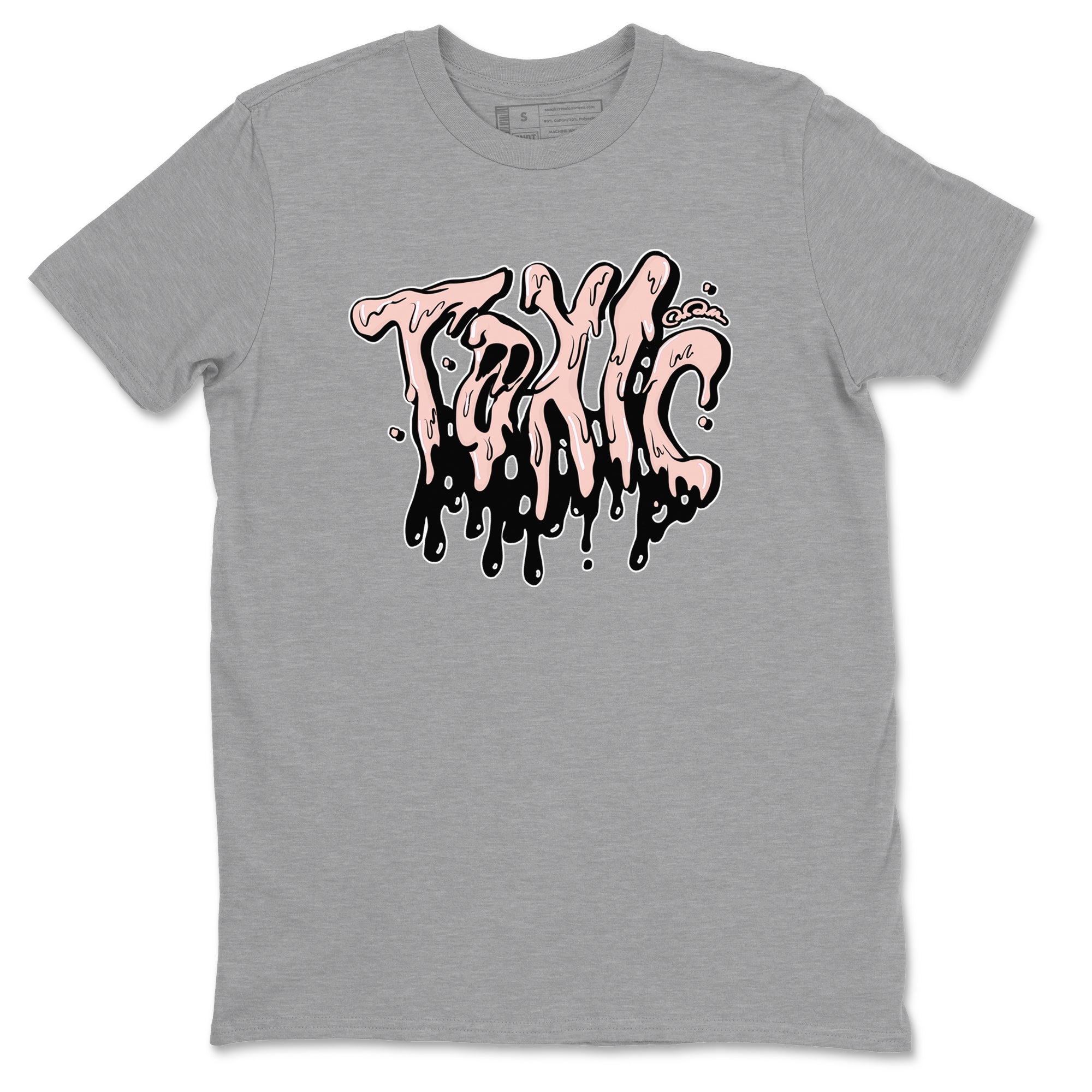 11s Legend Pink shirts to match jordans Toxic sneaker match tees Air Jordan 11 Legend Pink Drip Gear Zone streetwear brand Heather Grey 2 unisex cotton tee