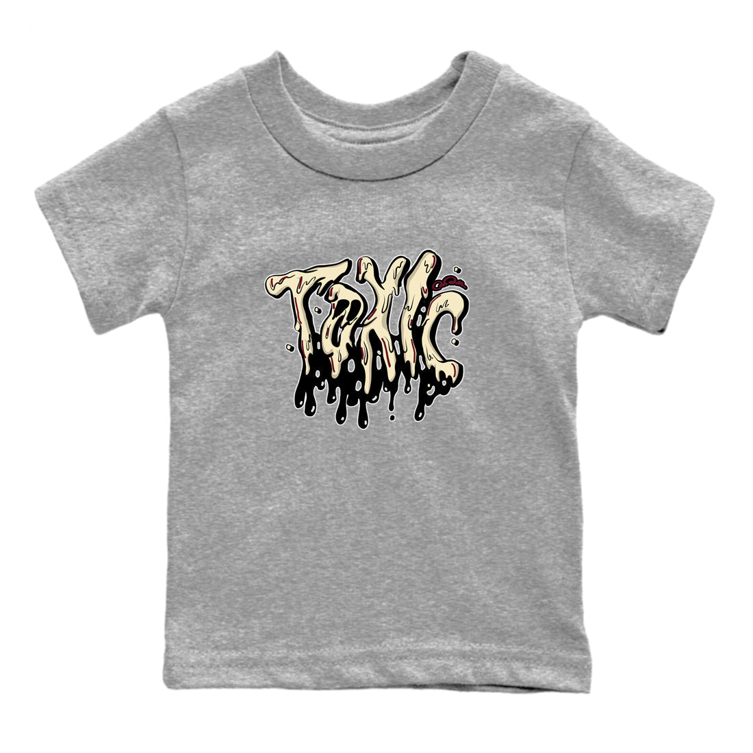 4s A Ma Maniere x Fossil Stone shirts to match jordans Toxic sneaker match tees Air Jordan 4 A Ma Maniere x Fossil Stone match shoes to clothes Drip Gear Zone Youth Baby Heather Grey 2 tee