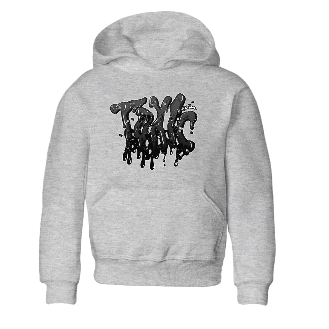 4s Fear shirts to match jordans Toxic sneaker match tees Air Jordan 4 Fear match shoes to clothes Drip Gear Zone Youth Baby Heather Grey 2 tee