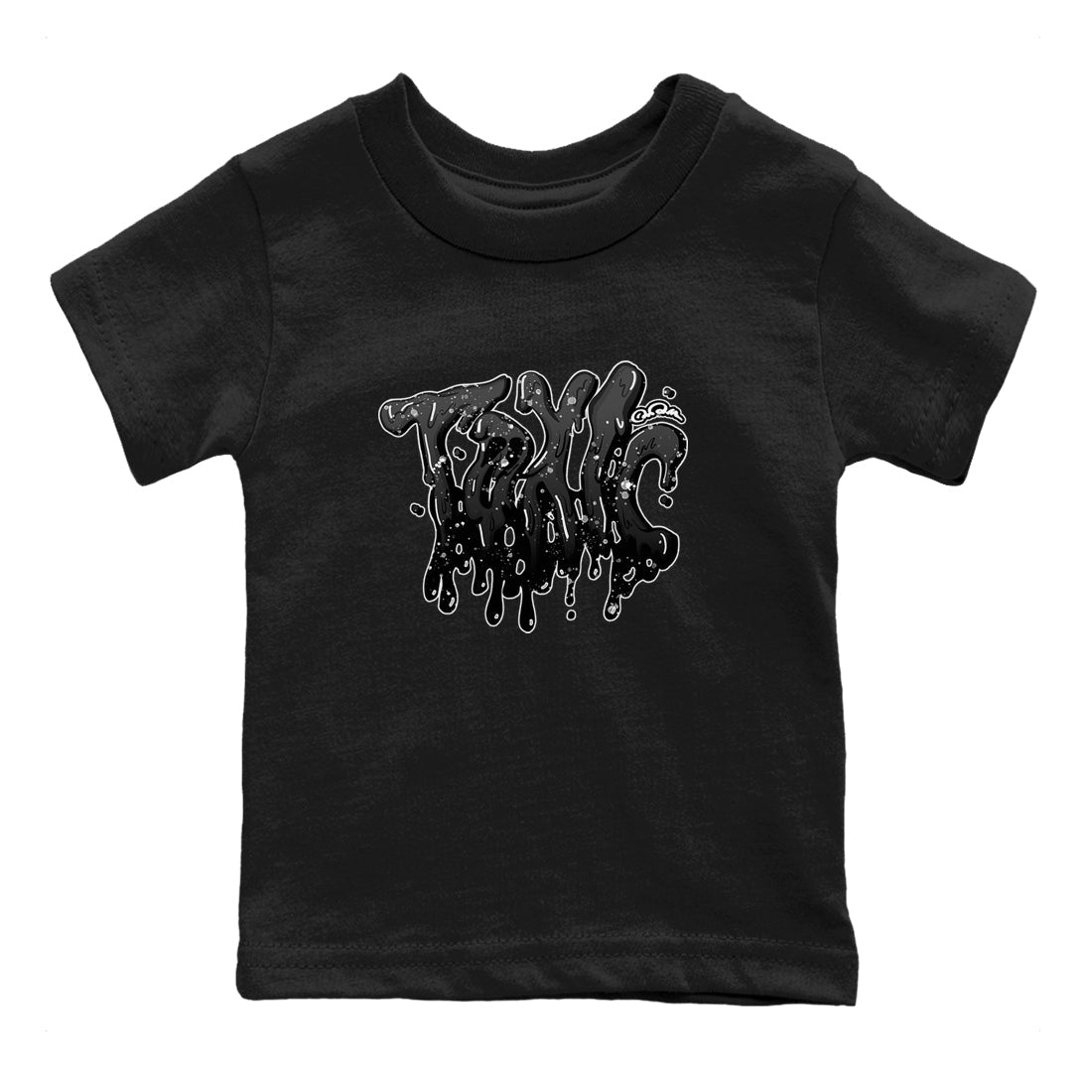 4s Fear shirts to match jordans Toxic sneaker match tees Air Jordan 4 Fear match shoes to clothes Drip Gear Zone Youth Baby Black 2 tee