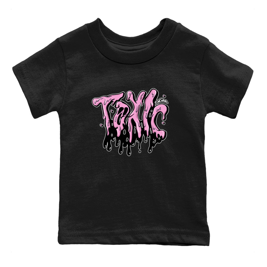 4s Orchid t-shirts to match sneakers Toxic sneaker match tees Air Jordan 4 Orchid match shoes to clothes Drip Gear Zone Youth Baby Black 2 tee