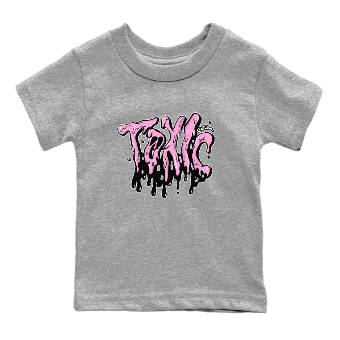 4s Orchid t-shirts to match sneakers Toxic sneaker match tees Air Jordan 4 Orchid match shoes to clothes Drip Gear Zone Youth Baby Heather Grey 2 tee