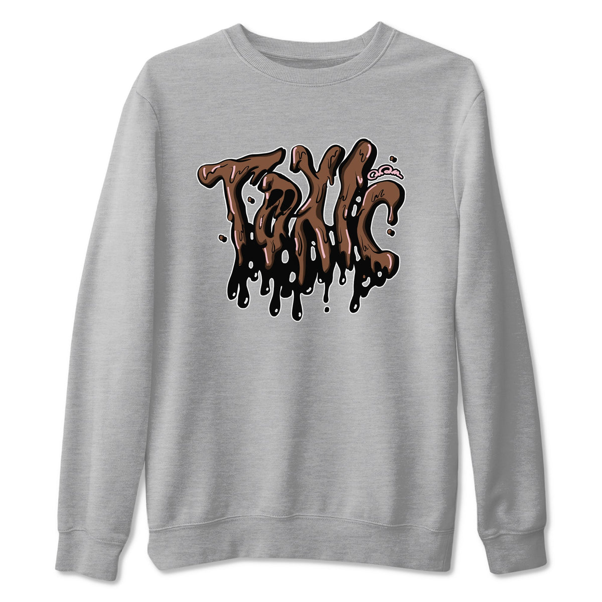 Dunk Cacao Wow And Pink Foam shirts to match jordans Toxic sneaker match tees Dunk Cacao Wow And Pink Foam Drip Gear Zone streetwear brand Heather Grey 2 unisex cotton tee