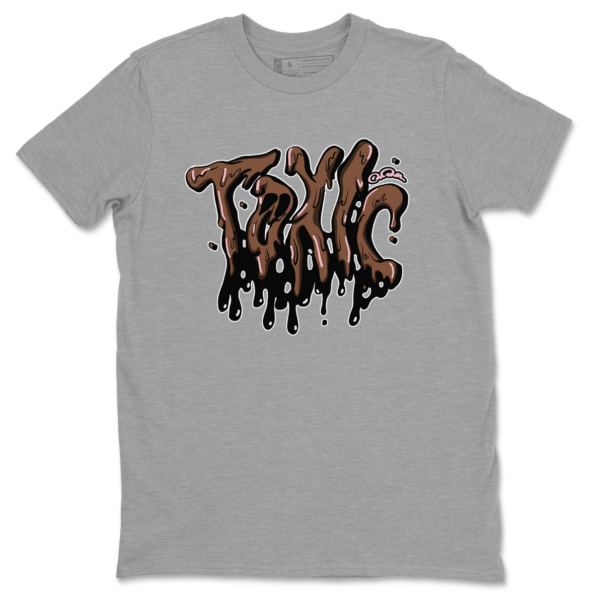 Dunk Cacao Wow And Pink Foam shirts to match jordans Toxic sneaker match tees Dunk Cacao Wow And Pink Foam Drip Gear Zone streetwear brand Heather Grey 2 unisex cotton tee