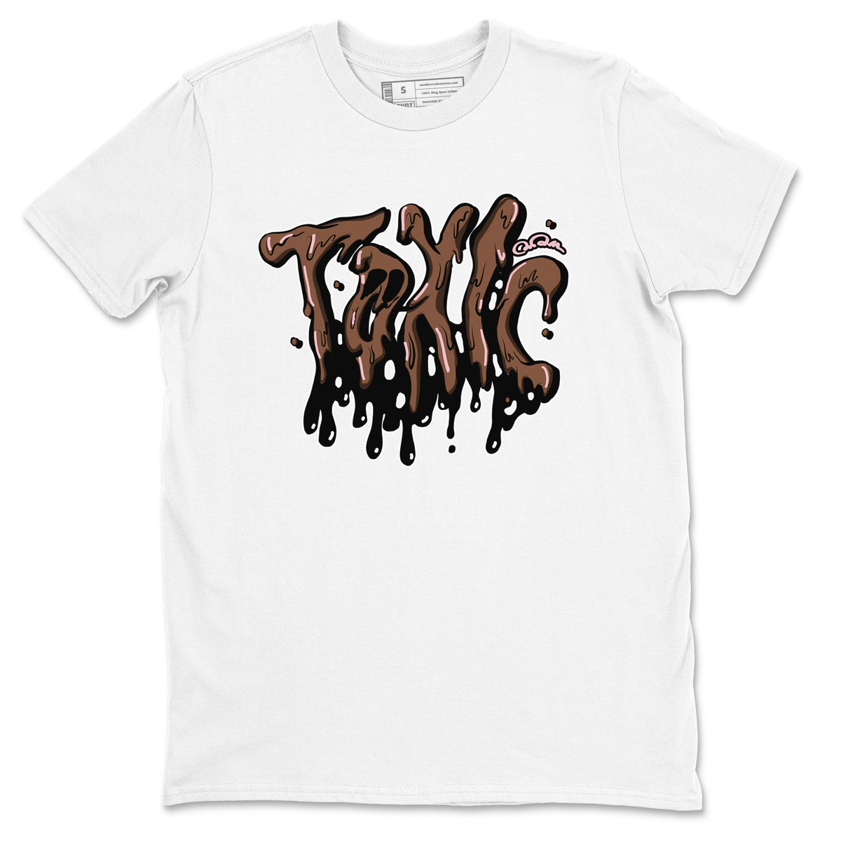 Dunk Cacao Wow And Pink Foam shirts to match jordans Toxic sneaker match tees Dunk Cacao Wow And Pink Foam Drip Gear Zone streetwear brand White 2 unisex cotton tee