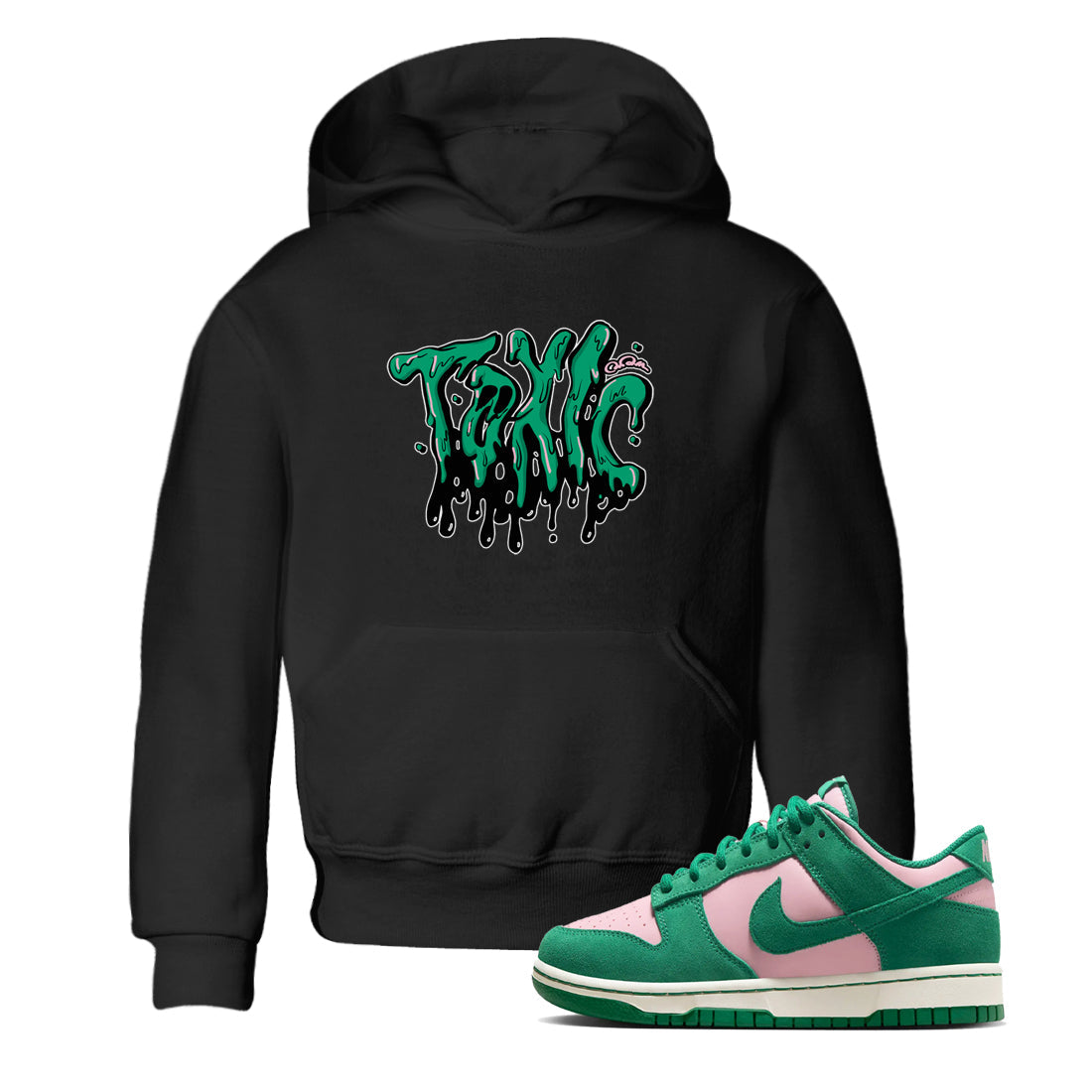 Dunk Low Medium Soft Pink Malachite shirt to match jordans Toxic sneaker tees Dunk Medium Soft Pink Malachite Drip Gear Zone baby toddler Black 1 cotton Shirt