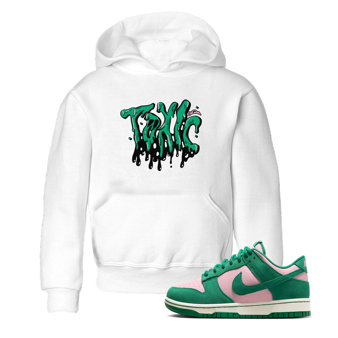 Dunk Low Medium Soft Pink Malachite shirt to match jordans Toxic sneaker tees Dunk Medium Soft Pink Malachite Drip Gear Zone baby toddler White 1 cotton Shirt