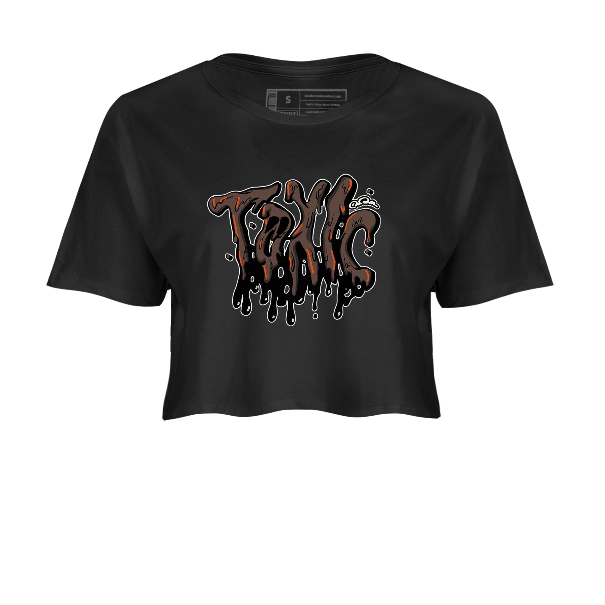 Dunk Red Panda shirt to match jordans Toxic sneaker tees Nike Dunk LowRed Panda Drip Gear Zone Black 2 Crop T-Shirt