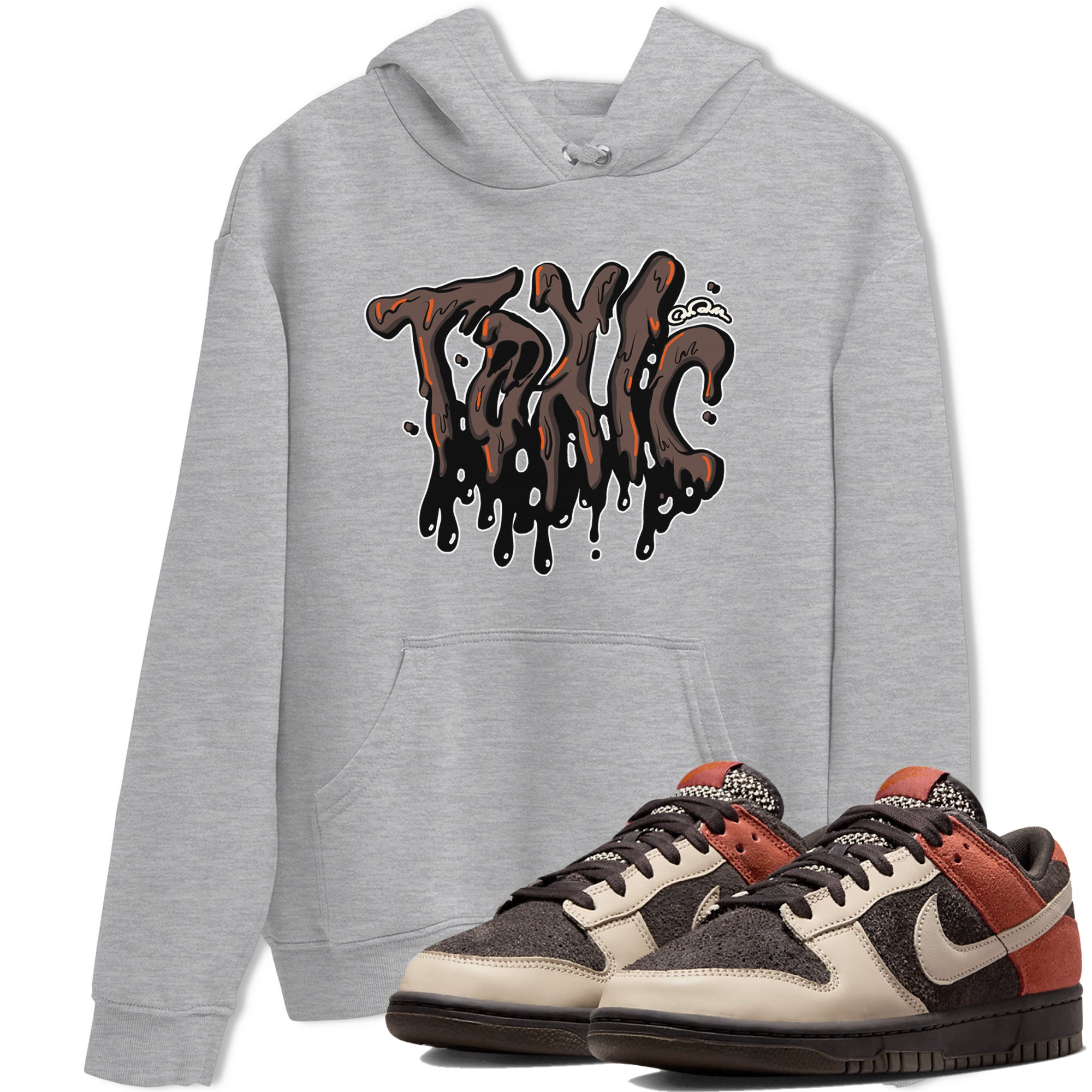 Dunk Red Panda shirt to match jordans Toxic sneaker tees Nike Dunk LowRed Panda Drip Gear Zone Unisex Heather Grey 1 T-Shirt