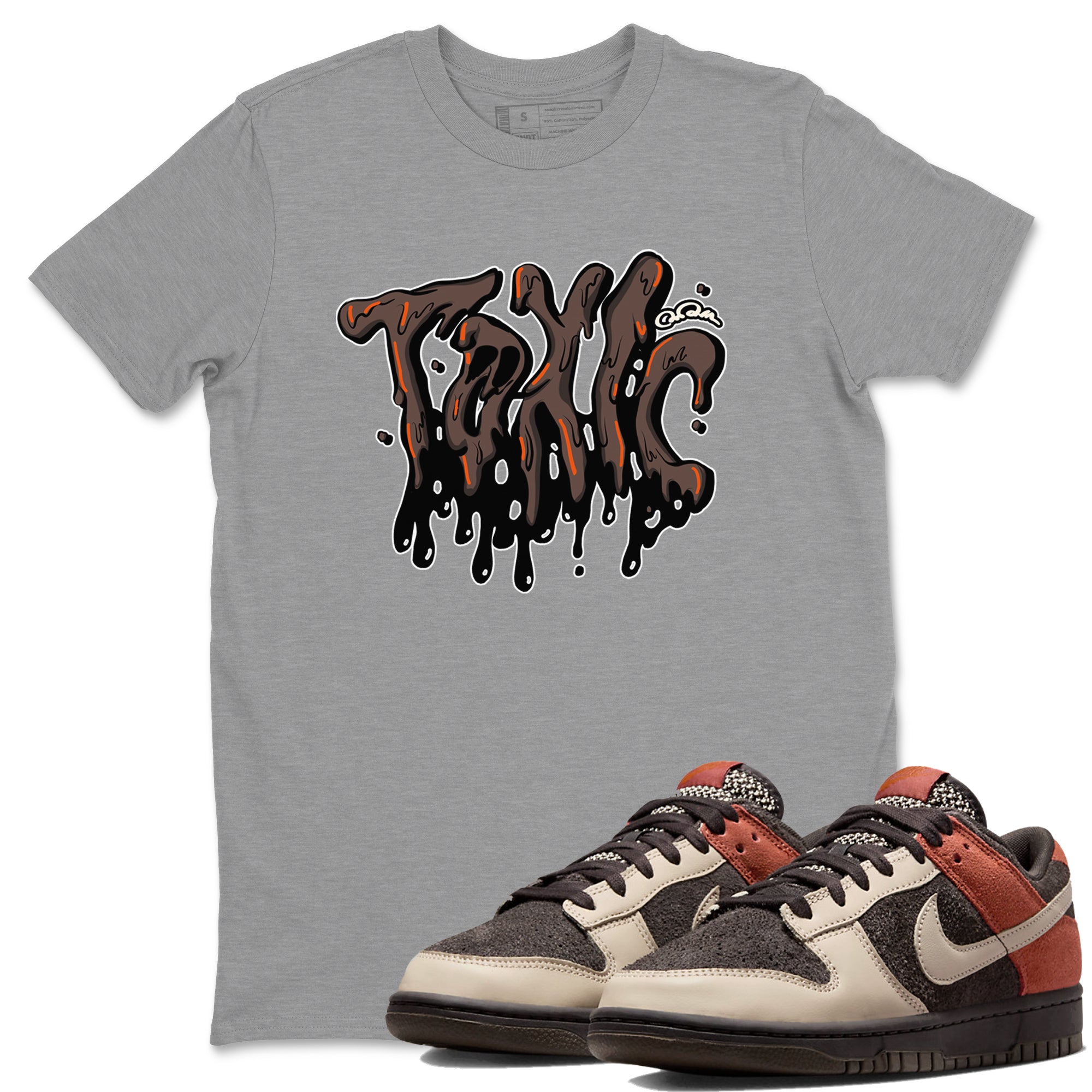 Dunk Red Panda shirt to match jordans Toxic sneaker tees Nike Dunk LowRed Panda Drip Gear Zone Unisex Heather Grey 1 T-Shirt