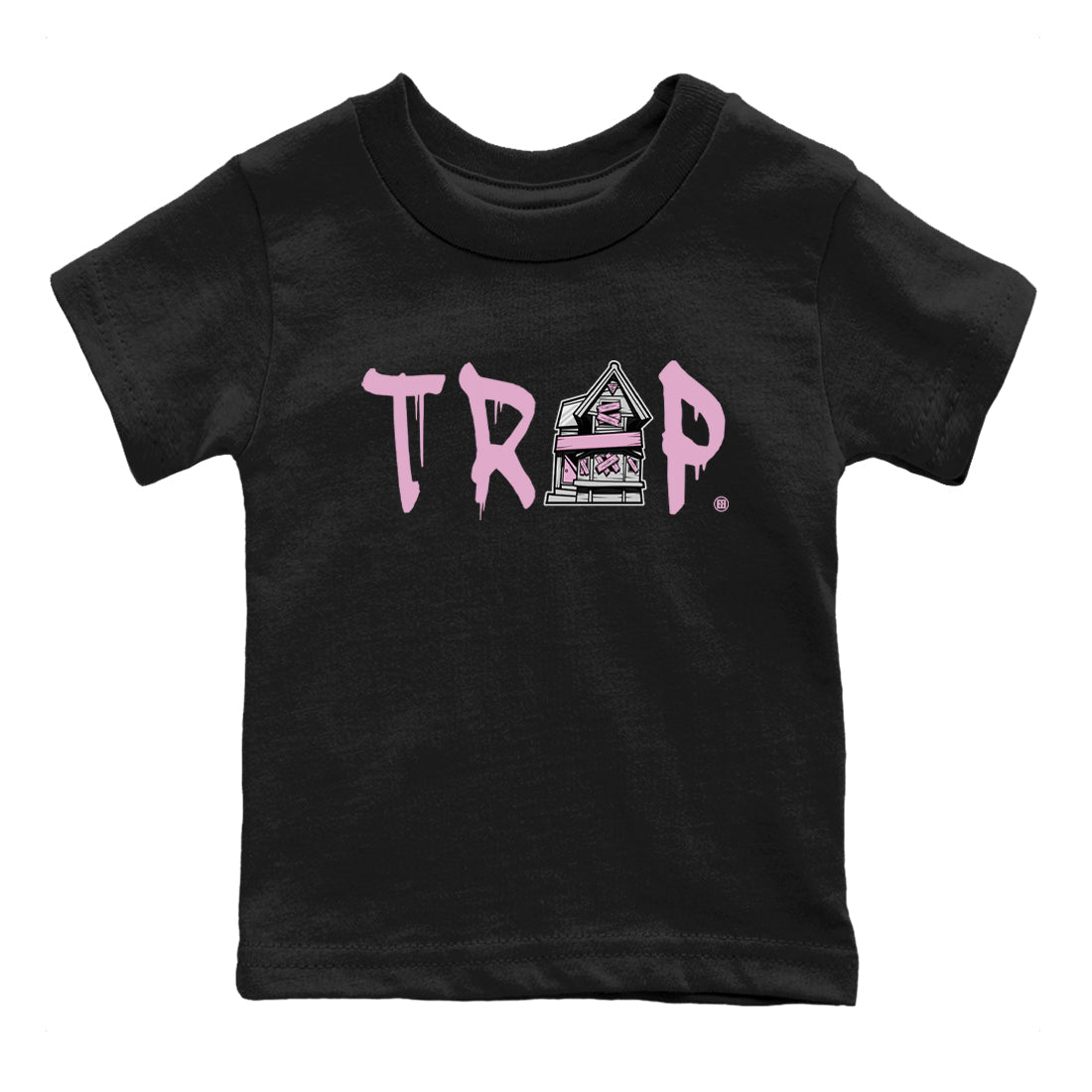 4s Retro Orchid shirts to match jordans Trap House sneaker match tees Air Jordan 4 WMNS Orchid match shoes to clothes Drip Gear Zone Youth Baby Black 2 tee