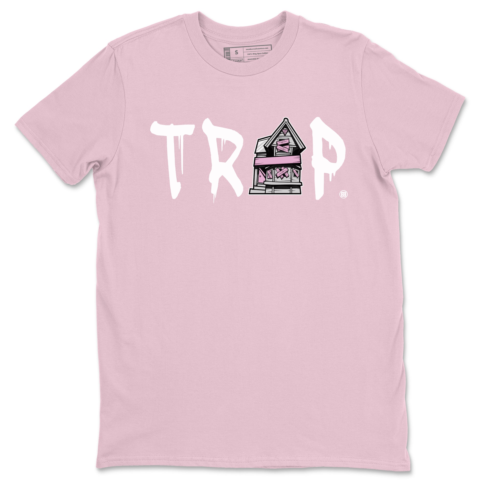 4s Retro Orchid shirts to match jordans Trap House sneaker match tees Air Jordan 4 WMNS Orchid match shoes to clothes Drip Gear Zone unisex cotton Pink 2 shirts
