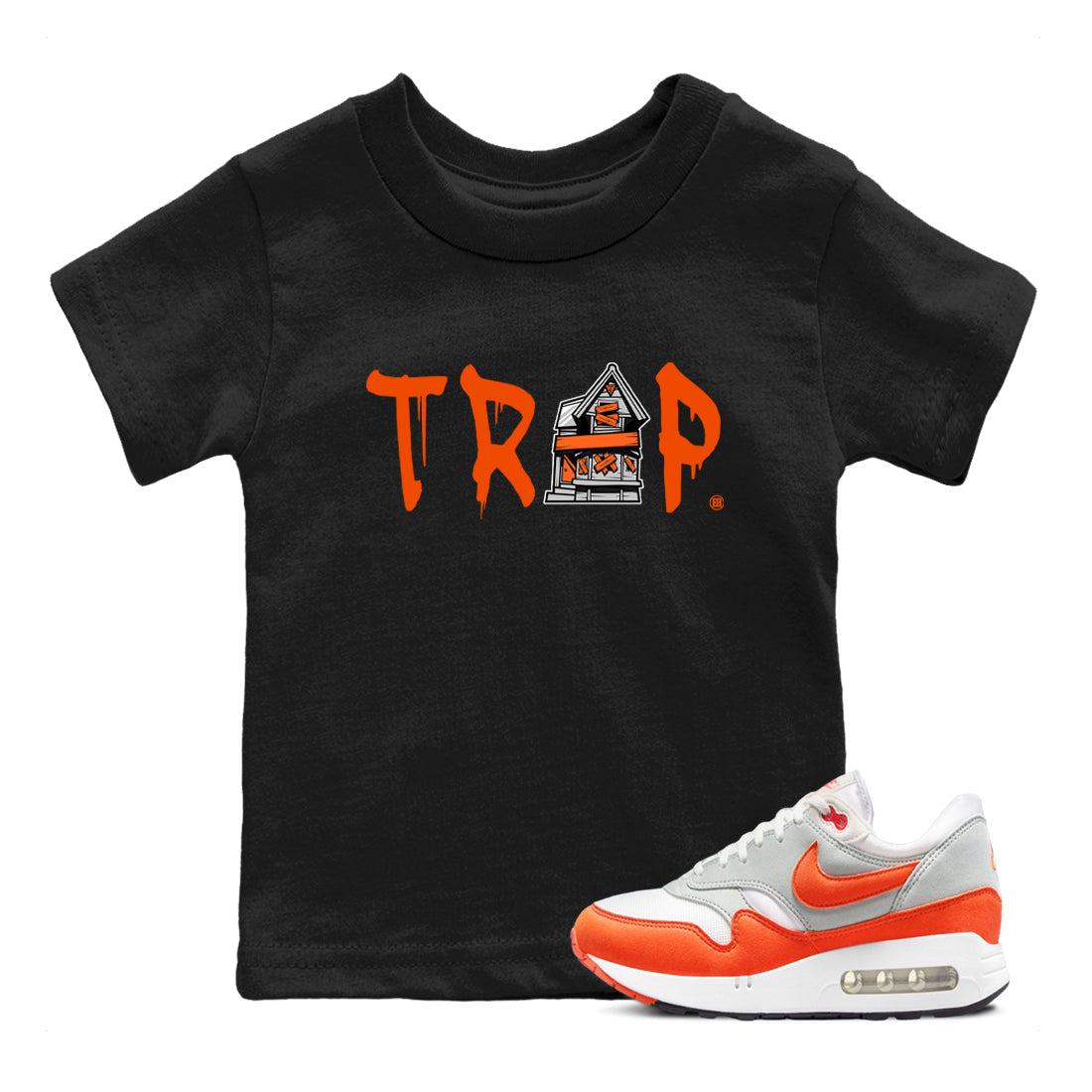 Air Max 1 OG '86 'Summit White and Cosmic Clay shirts to match jordans Trap House sneaker match tees Air Max 1 Cosmic Clay match shoes to clothes Drip Gear Zone Youth Baby Black 1 tee