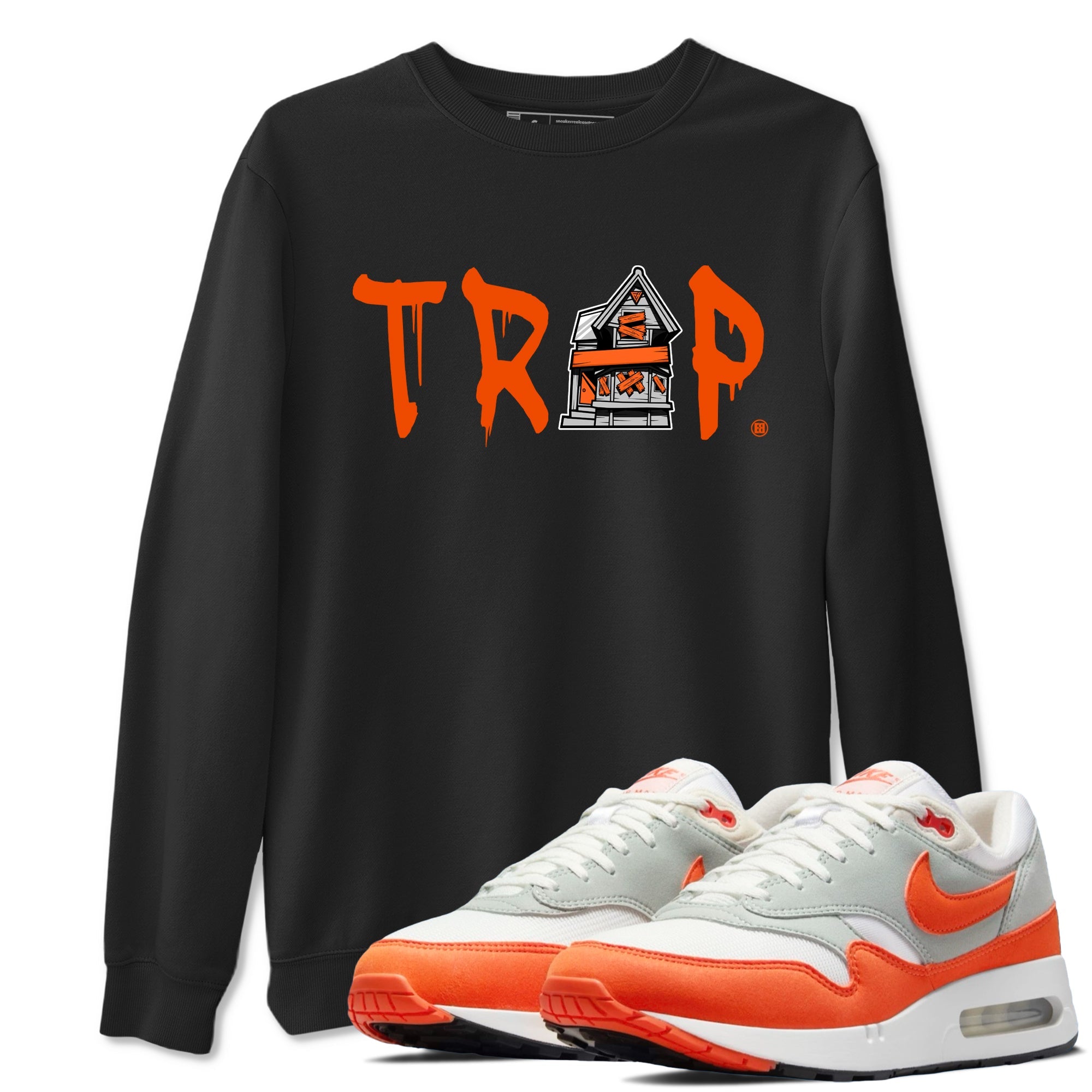 Air Max 1 OG '86 'Summit White and Cosmic Clay shirts to match jordans Trap House sneaker match tees Air Max 1 Cosmic Clay match shoes to clothes Drip Gear Zone unisex cotton Black 1 shirts