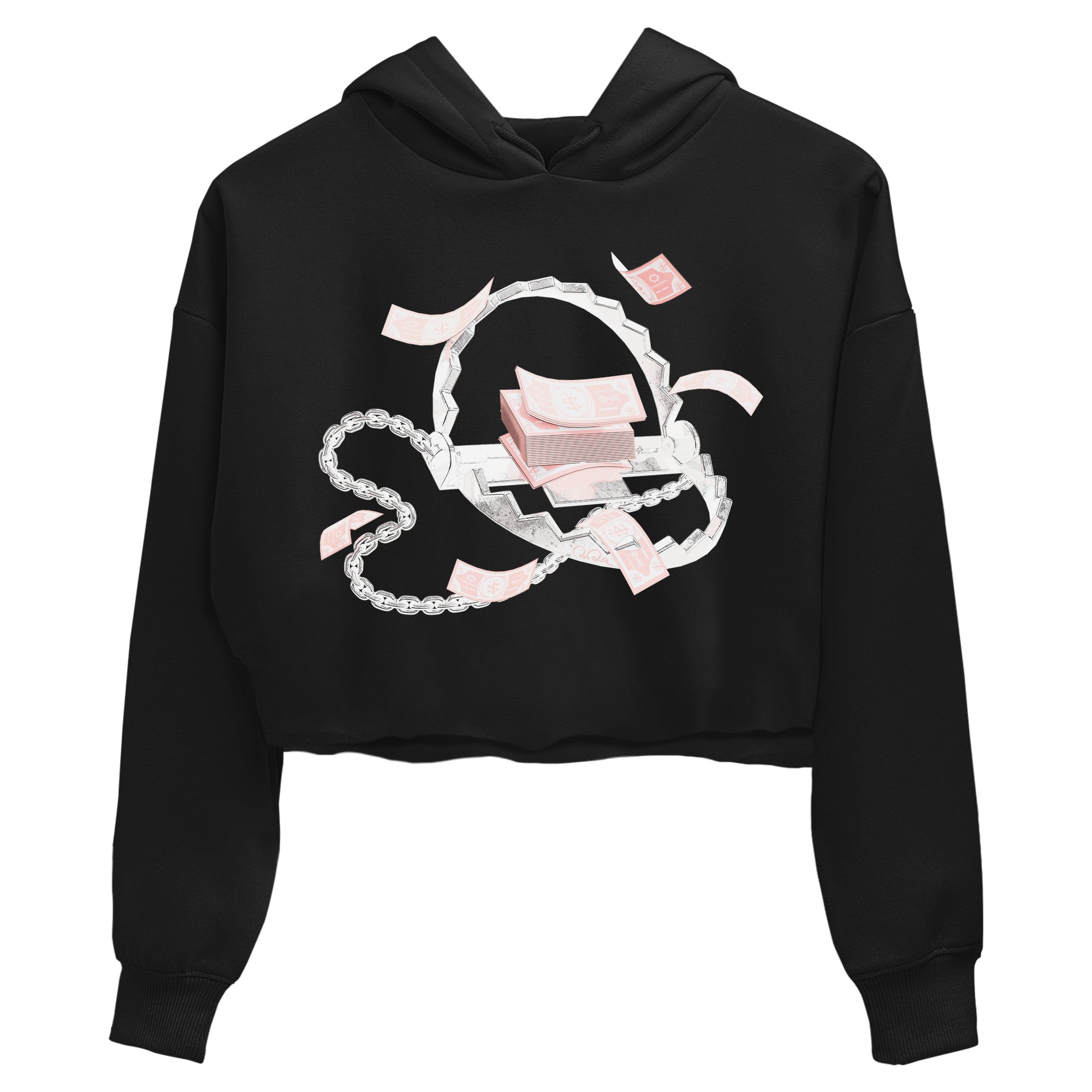 11s Legend Pink shirts to match jordans Trap Money sneaker match tees Air Jordan 11 Legend Pink Drip Gear Zone streetwear brand Black 2 crop tee