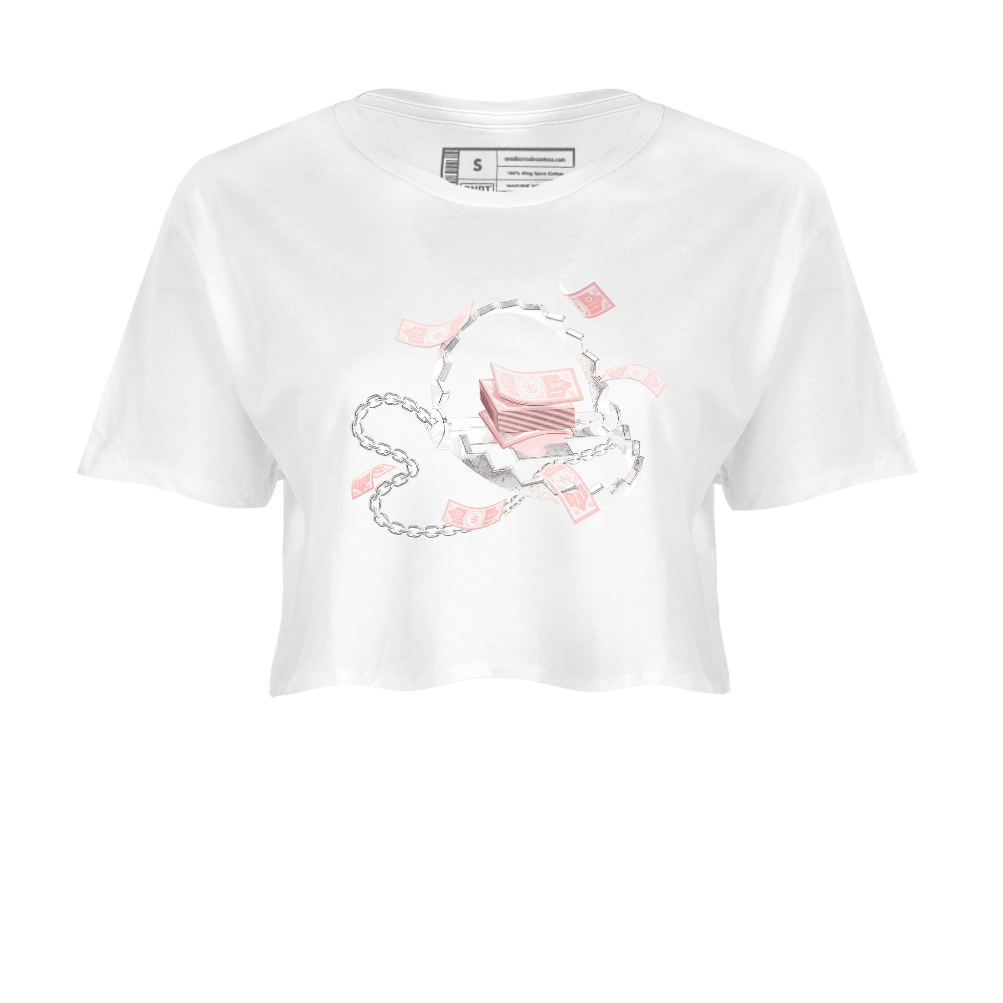 11s Legend Pink shirts to match jordans Trap Money sneaker match tees Air Jordan 11 Legend Pink Drip Gear Zone streetwear brand White 2 crop tee