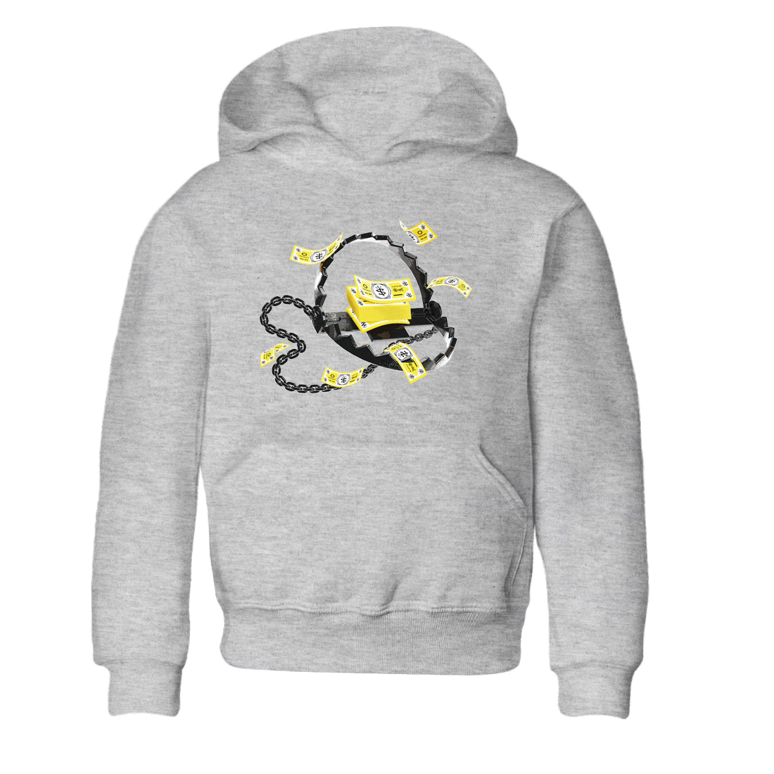 AJ4 Vivid Sulfur shirt to match jordans Trap Money sneaker tees Air Jordan 4 Vivid Sulfur Drip Gear Zone baby toddler Heather Grey 2 cotton Shirt