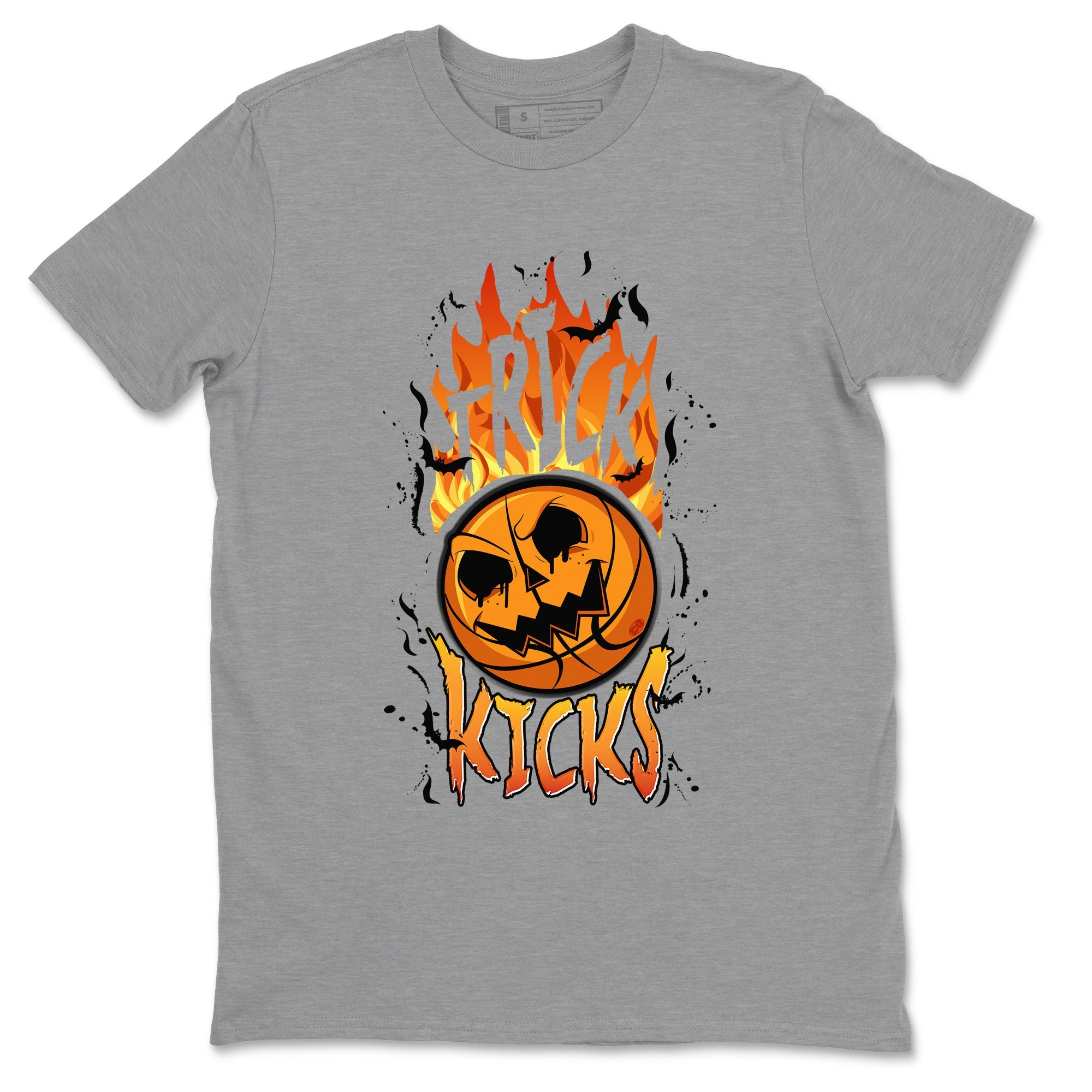 AJ1 Starfish shirt to match jordans Trick Or Kicks Halloween costume sneaker tees AJ1 Starfish Drip Gear Zone Sneaker Matching Clothing Brand Unisex Sneaker Tee Heather Grey 2 T-Shirt