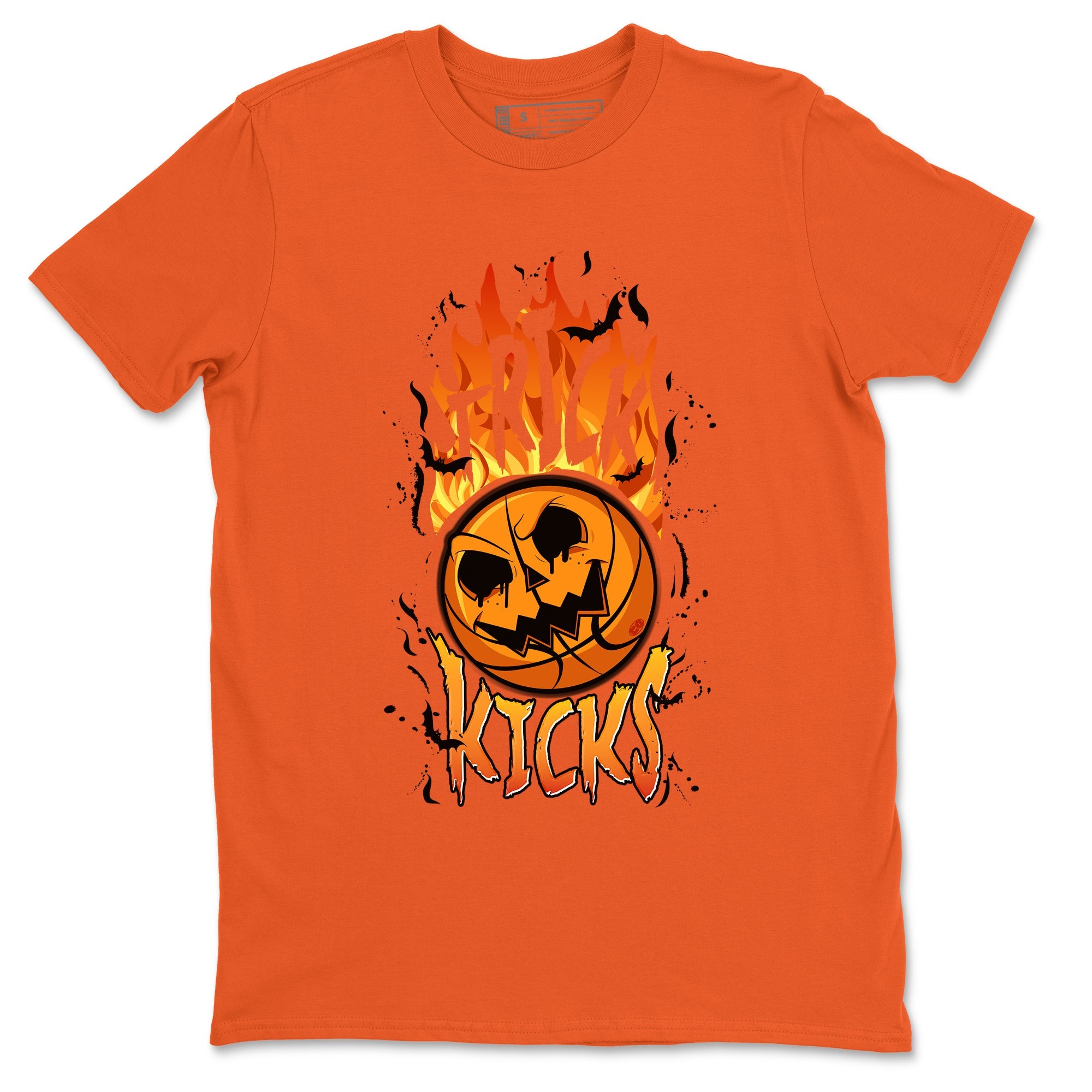 AJ1 Starfish shirt to match jordans Trick Or Kicks Halloween costume sneaker tees AJ1 Starfish Drip Gear Zone Sneaker Matching Clothing Brand Unisex Sneaker Tee Orange 2 T-Shirt