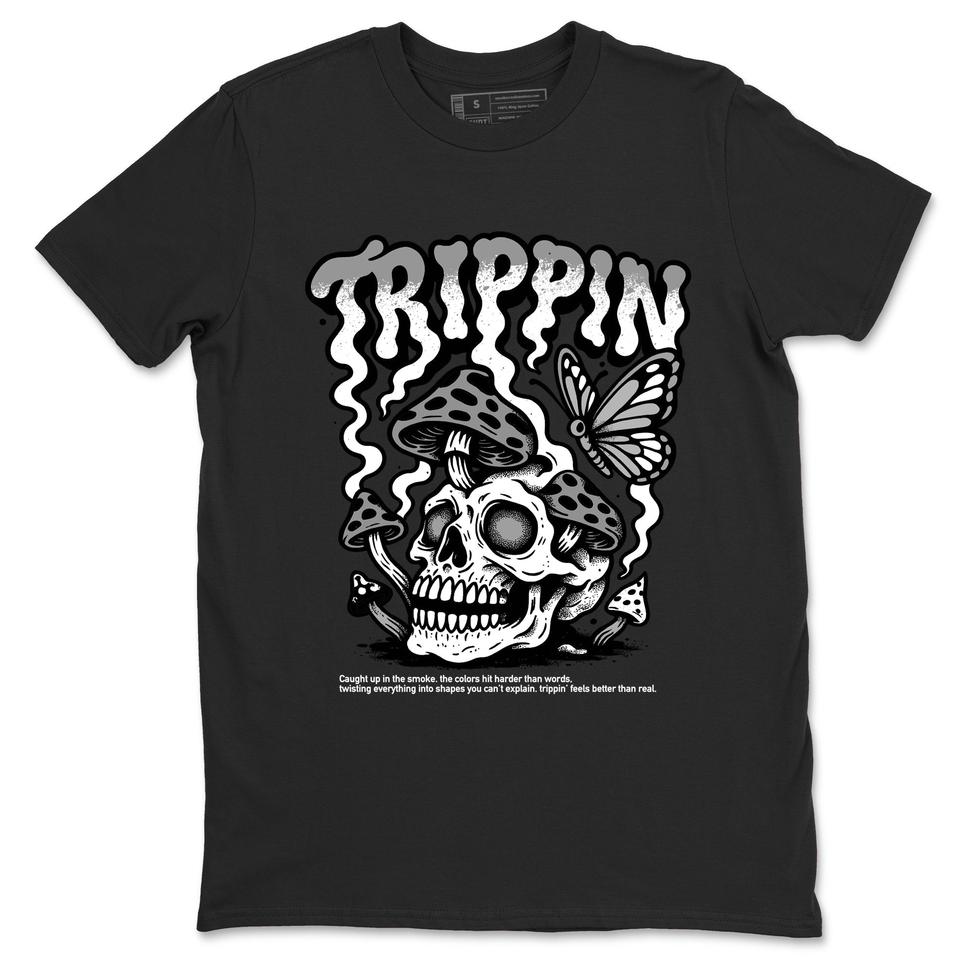 11s Grand Finale Sneaker match tees  Sneaker Tees To Match Jordan 11 Grand Finale Sneakers  Trippin Graphic Tee Black 2